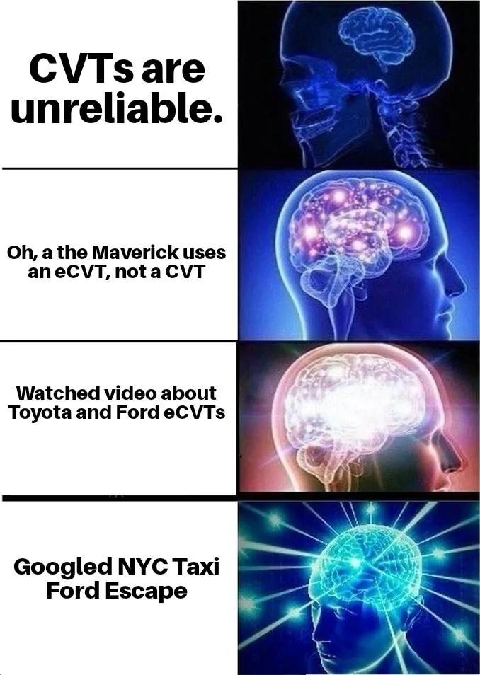 Ford Maverick Maverick Memes -  fun diversion while we wait [ ** NO POLITICS ** ] Expanding Brain 27092021200850