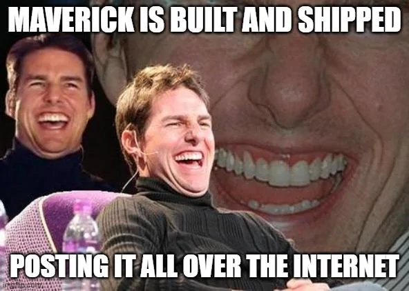 Ford Maverick Maverick Memes -  fun diversion while we wait [ ** NO POLITICS ** ] 5ojd38