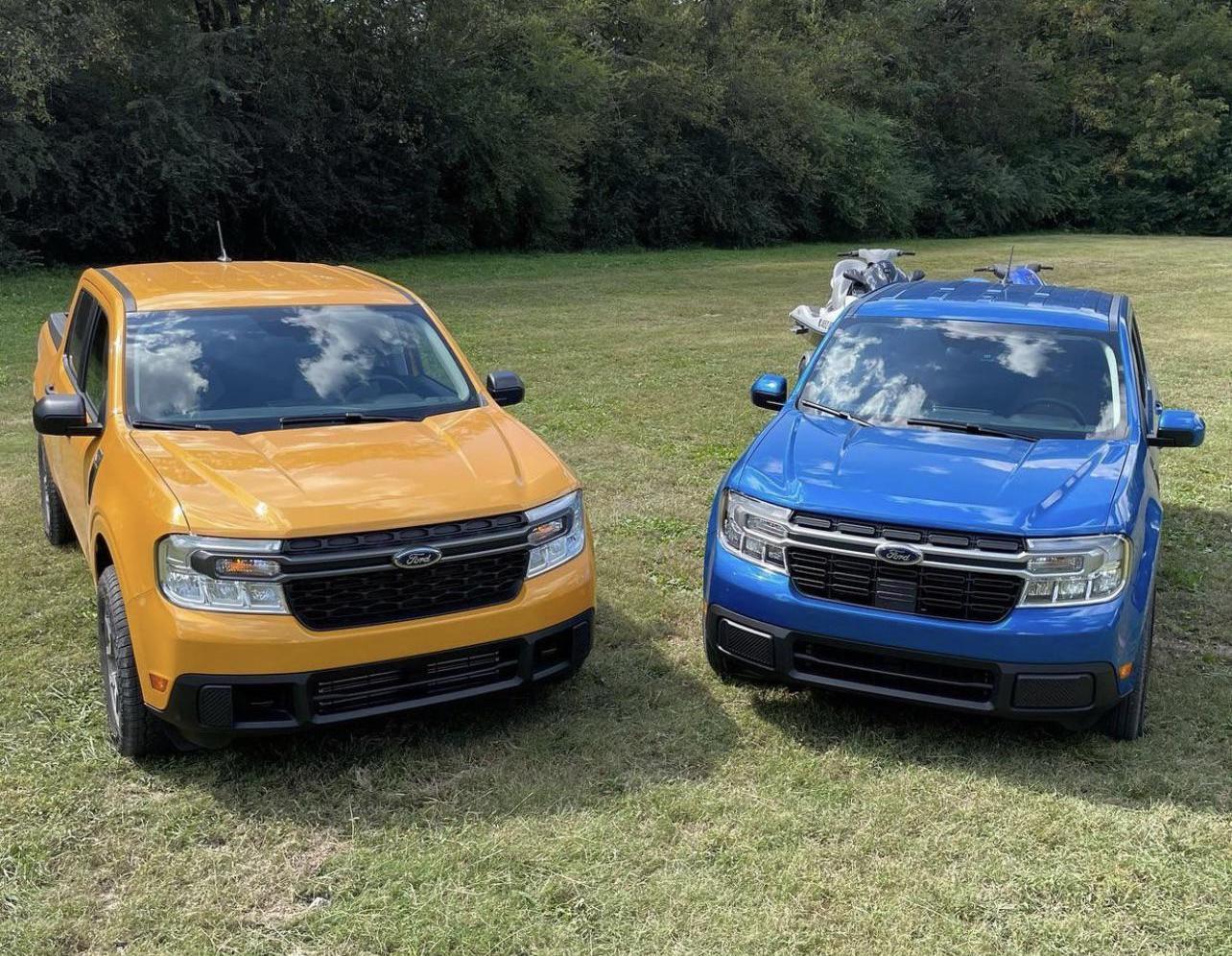 Ford Maverick VELOCITY BLUE Maverick Photos Thread Cyber Orange vs Velocity Blue Ford Maverick
