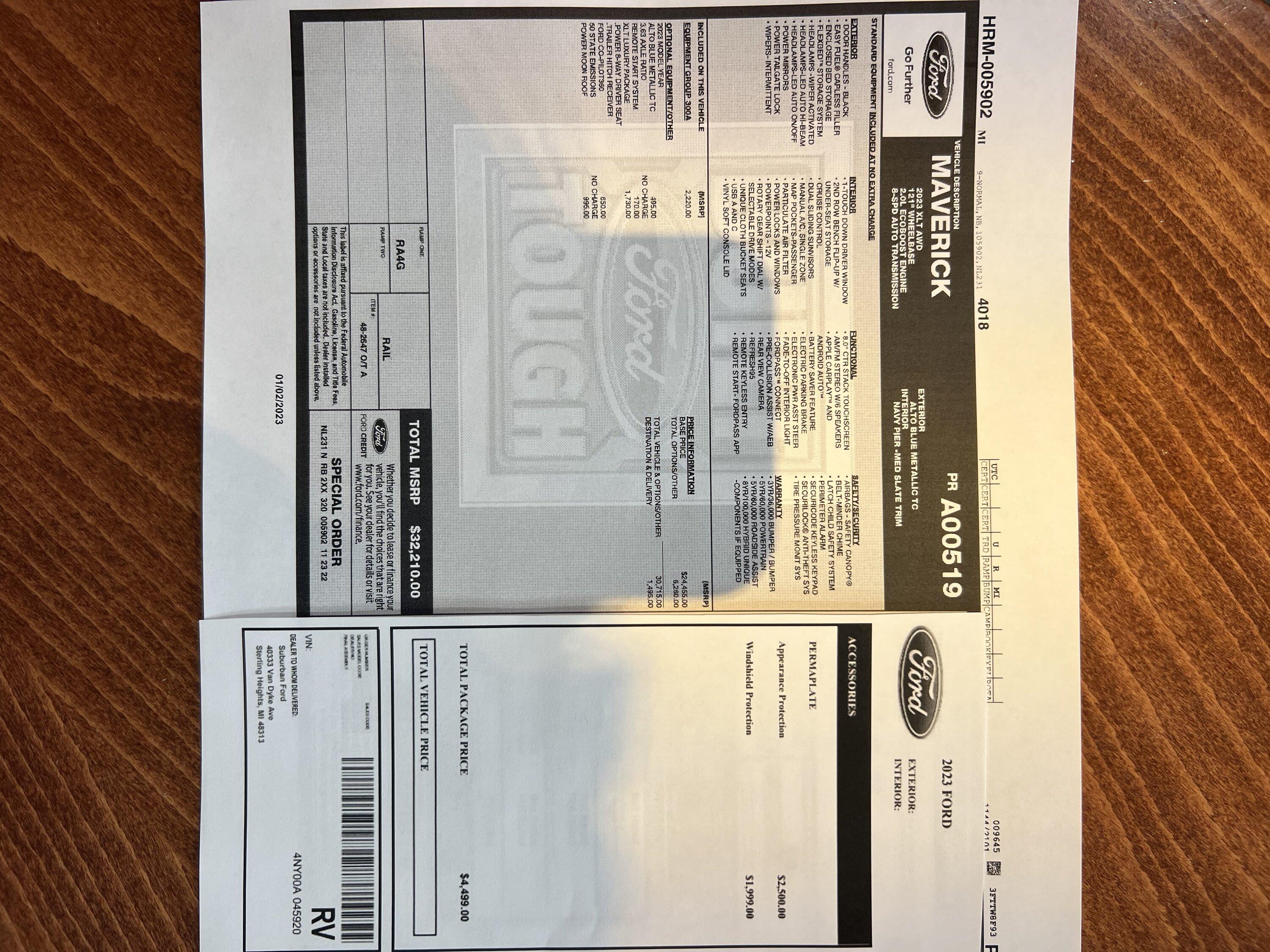 Ford Maverick 2023 Maverick XLT Available 402401C5-662F-4FF9-802E-4FC4E21C74E6