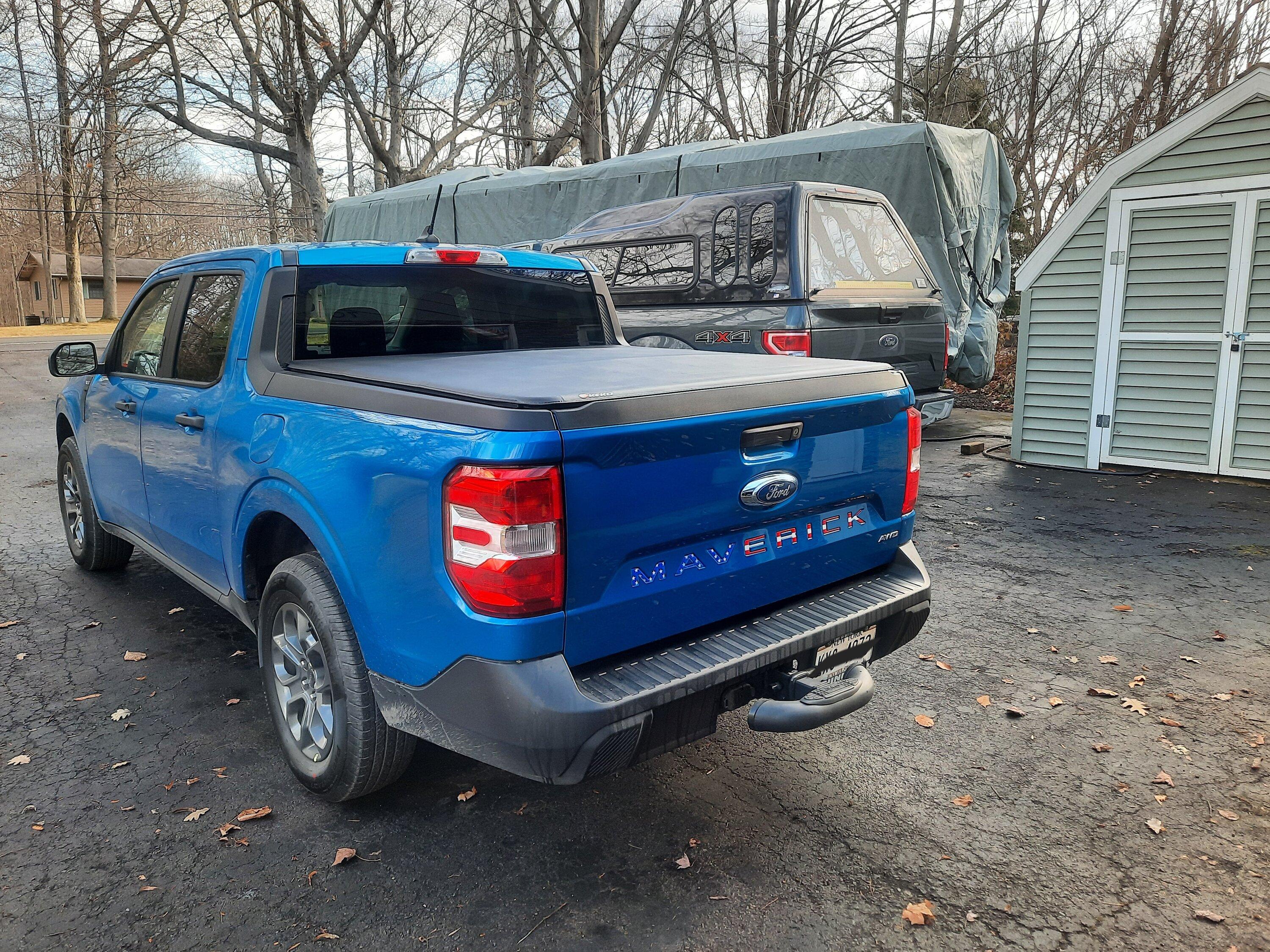 Ford Maverick Just Installed the Keko Tonneau Cover 20221230_124122
