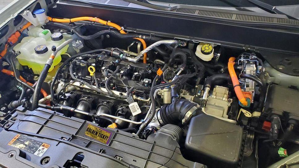 Ford Maverick What is this little empty space in the engine bay for? _2022_ford_maverick_engine_compartment