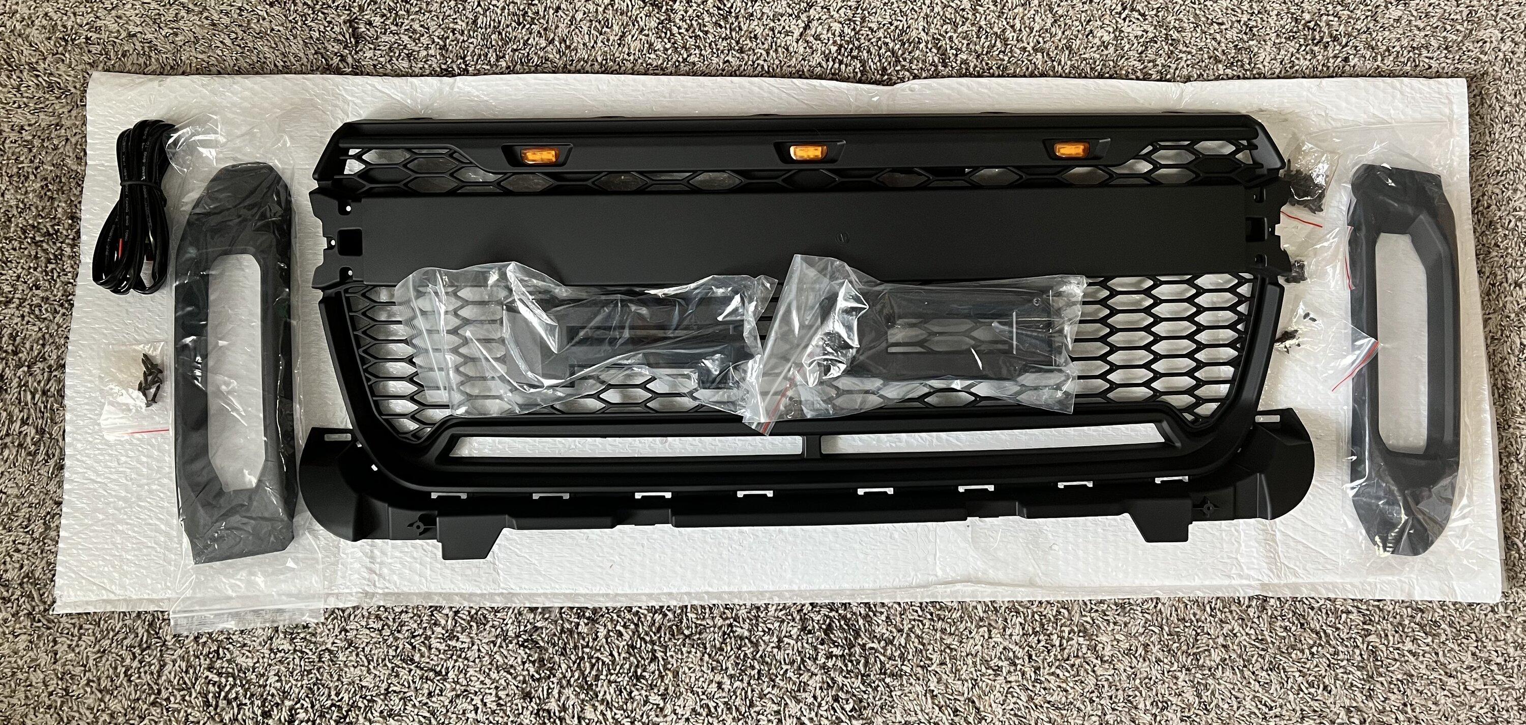Ford Maverick Raptor style grill & lights installed on Maverick XLT F3DFAE99-7D24-4D3E-A643-F3933476AB67