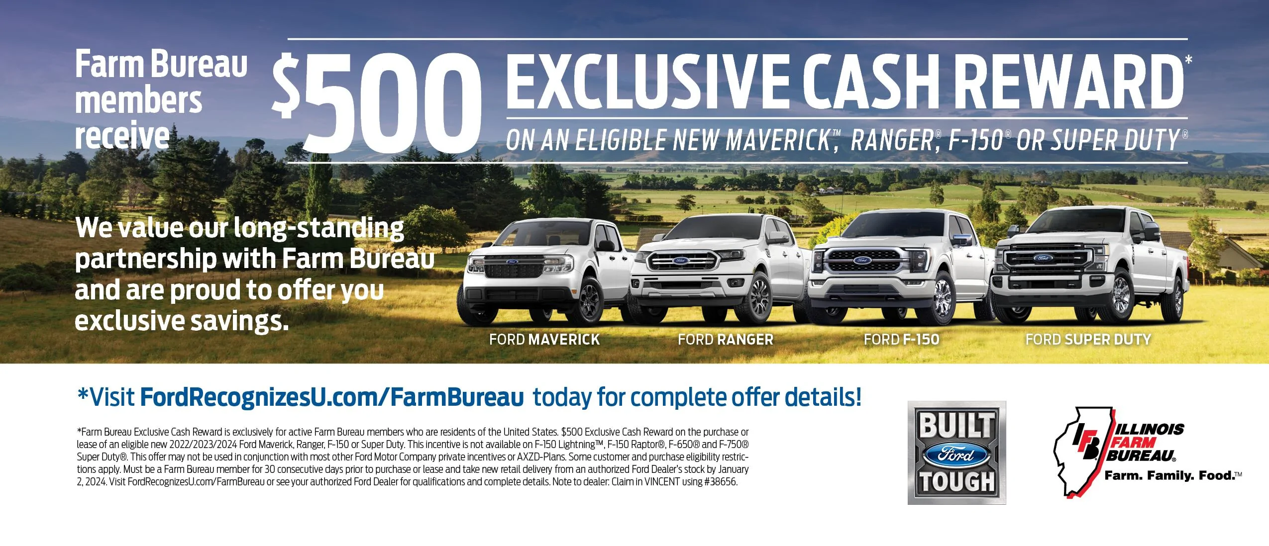 Ford Maverick Farm Bureau Ford Offer Updated 2023_ifb_ford_buck_sli