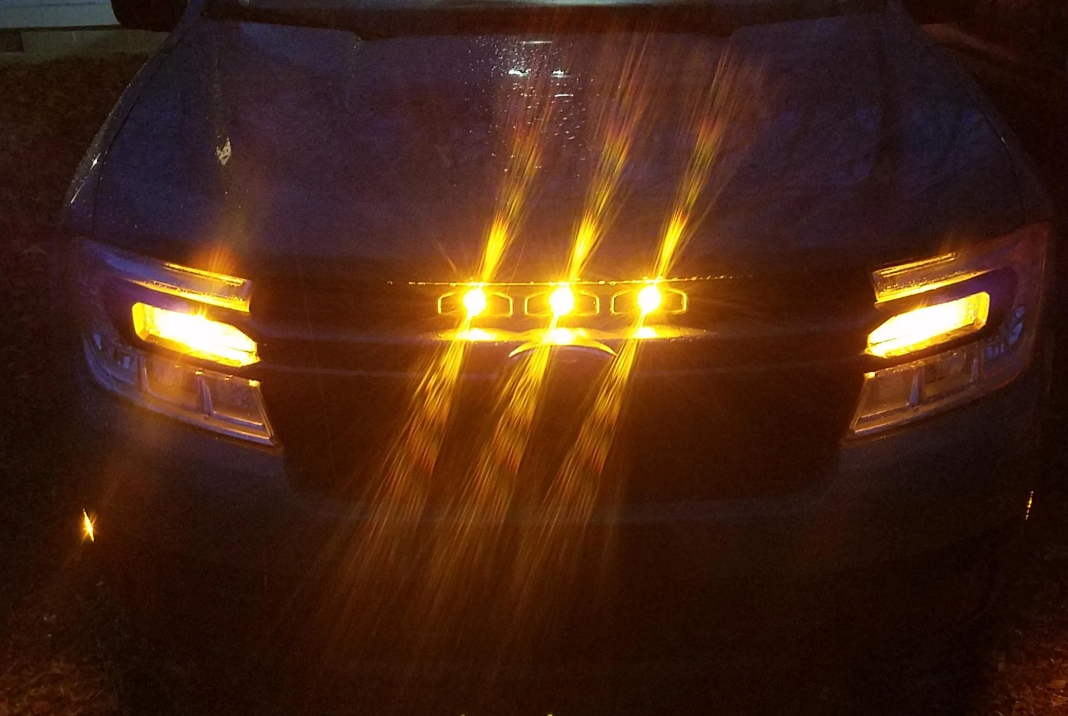 Ford Maverick Raptor Style Amber Grille Lights My Way For $20 (Updated with DIY install instructions) 20230104_171942