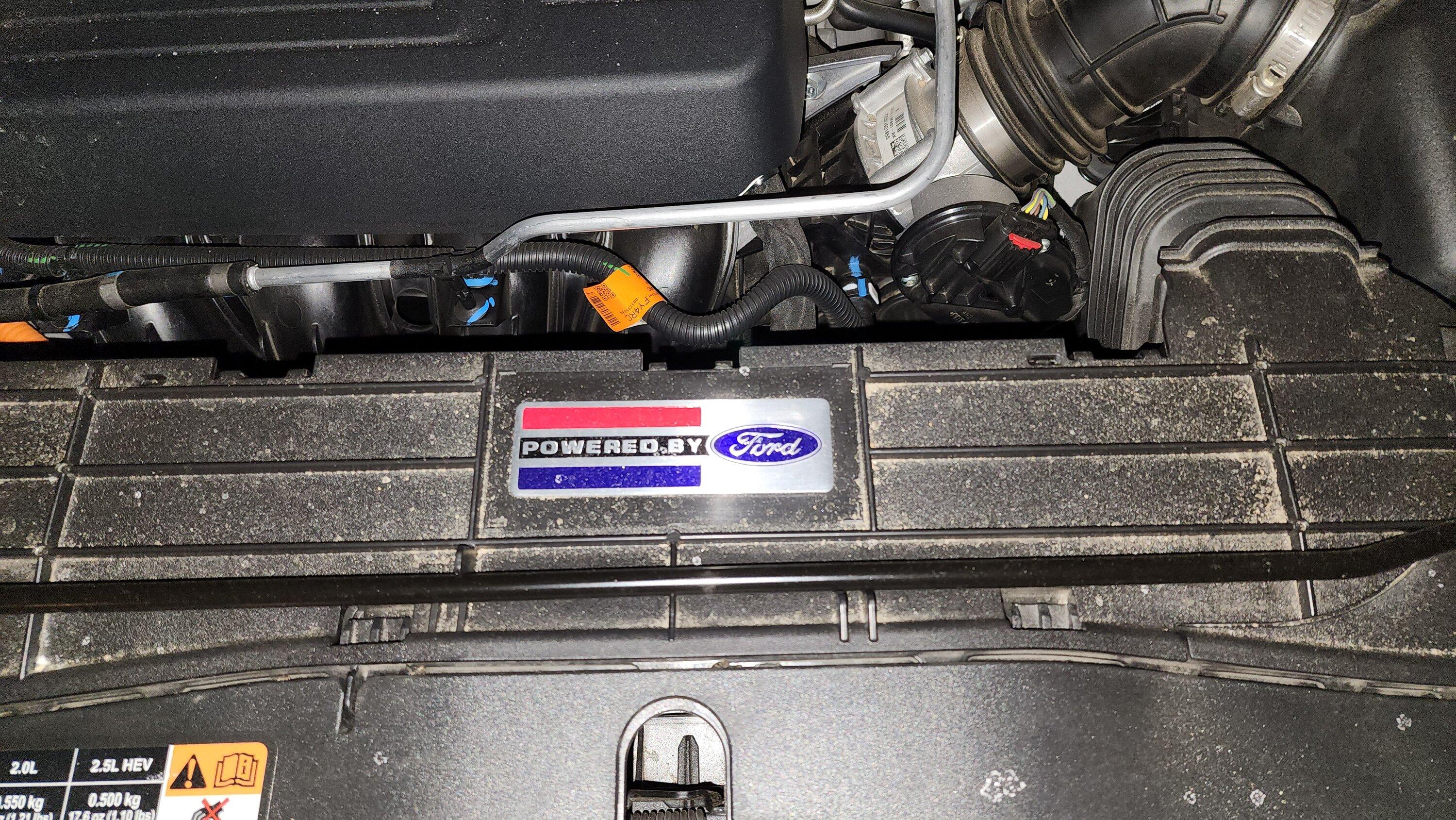 Ford Maverick What is this little empty space in the engine bay for? 20230105_180941