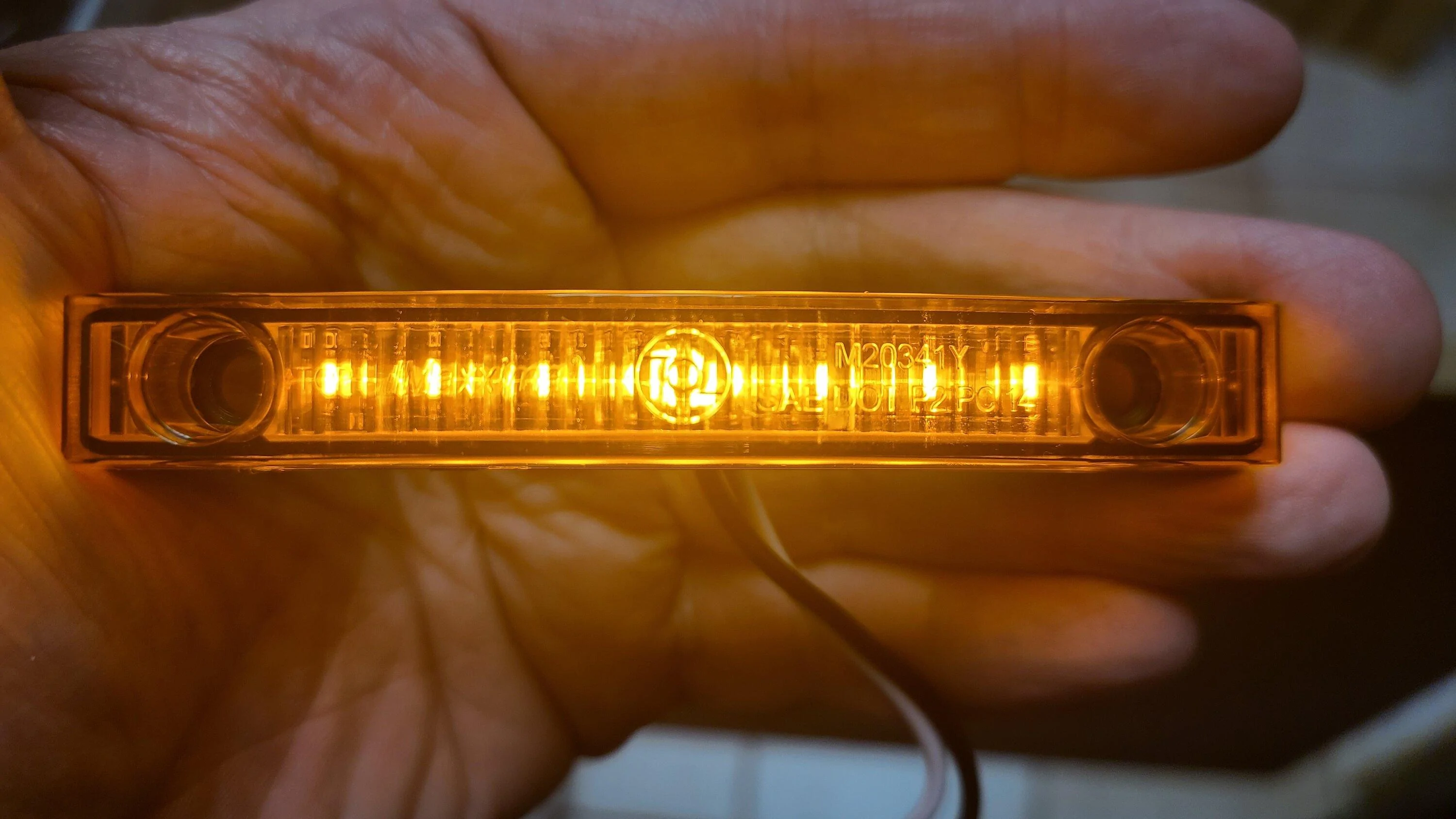 Ford Maverick Raptor Style Amber Grille Lights My Way For $20 (Updated with DIY install instructions) 20230105_183628