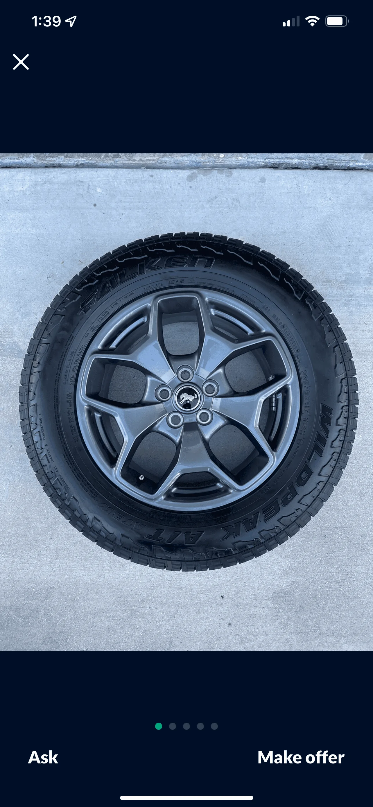 Ford Maverick Anybody selling maverick oem wheels? 840D4036-C43F-4763-A9BE-EA24426CA91D