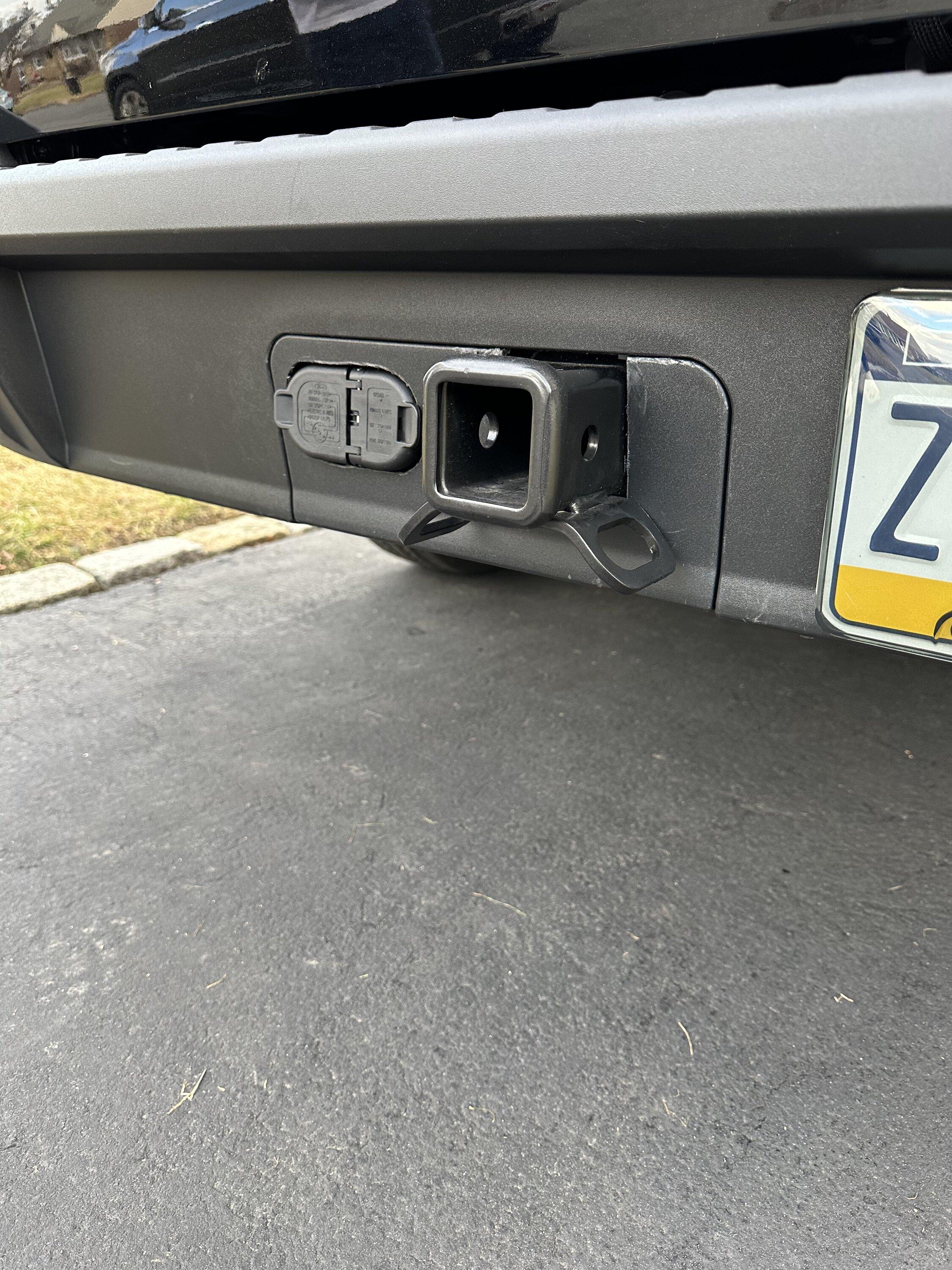Ford Maverick Clean up area around the trailer hitch A0ADBF60-F973-4DBB-BAEF-7AD62575D6F2