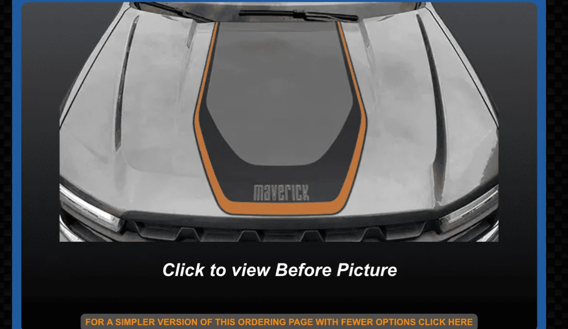 Ford Maverick Tremor tailgate lettering 1673234596642
