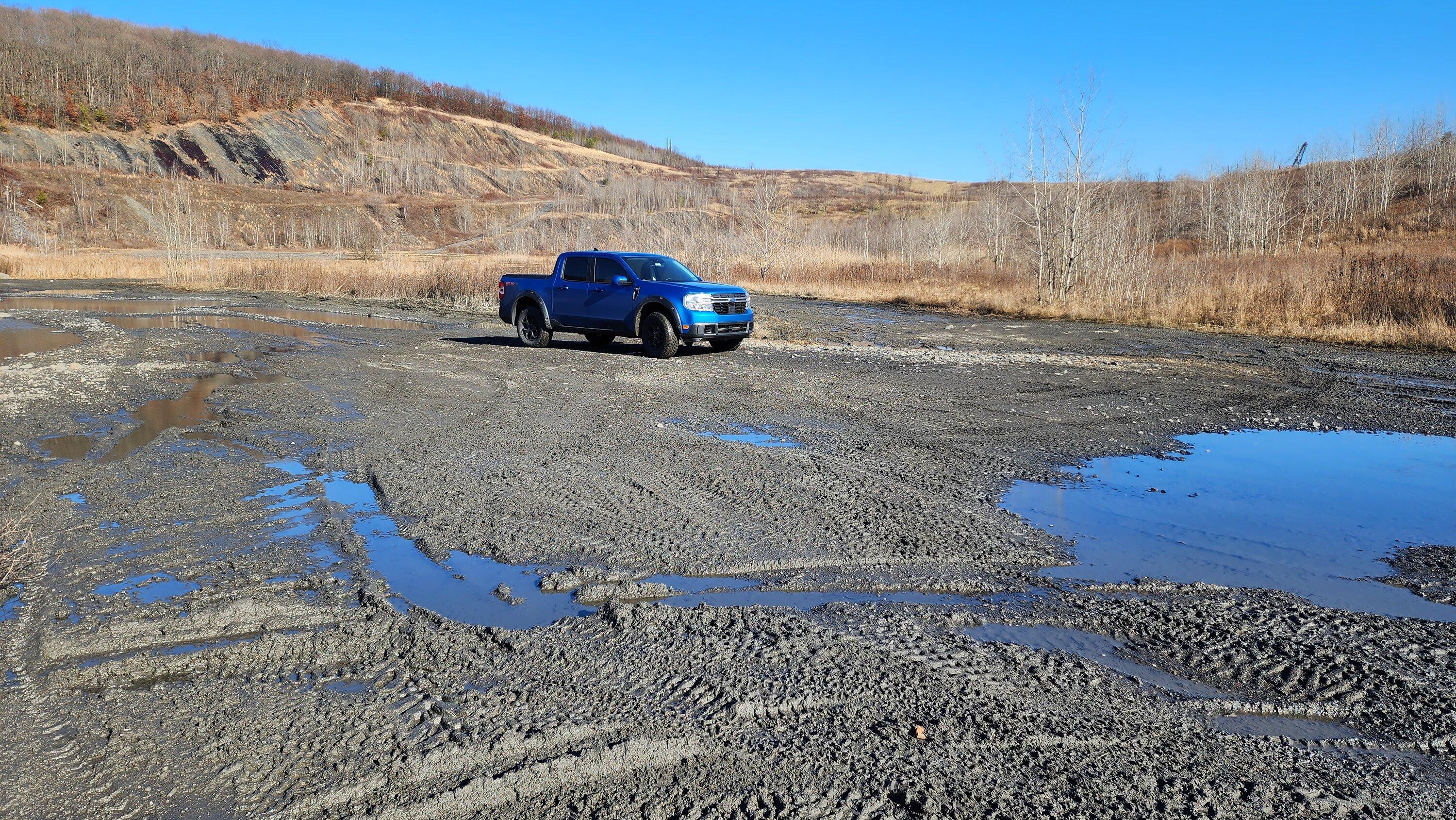 Ford Maverick Snow melted, so just enjoying the mud and rocks 😃 20230109_130103