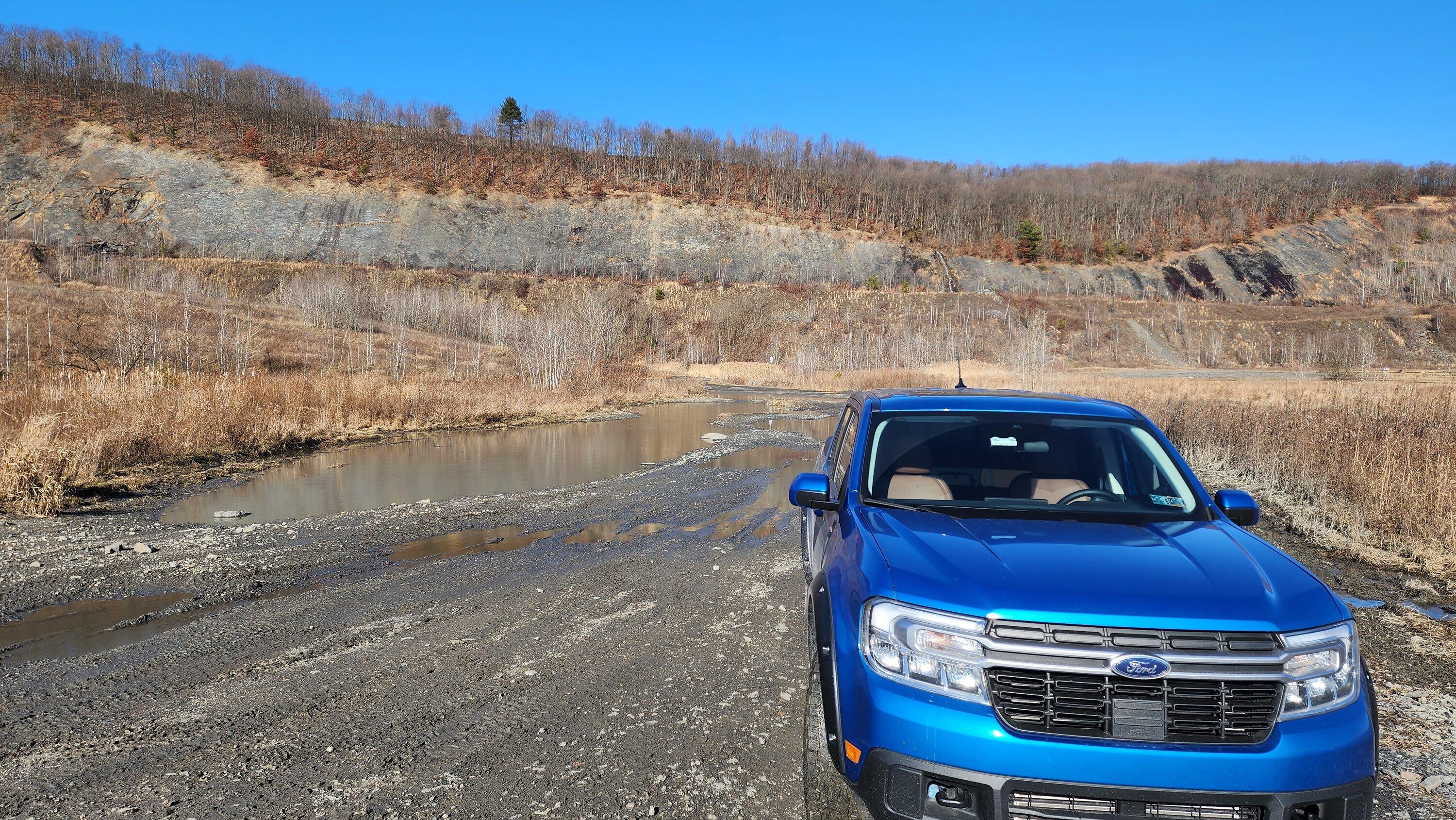 Ford Maverick Snow melted, so just enjoying the mud and rocks 😃 20230109_130137