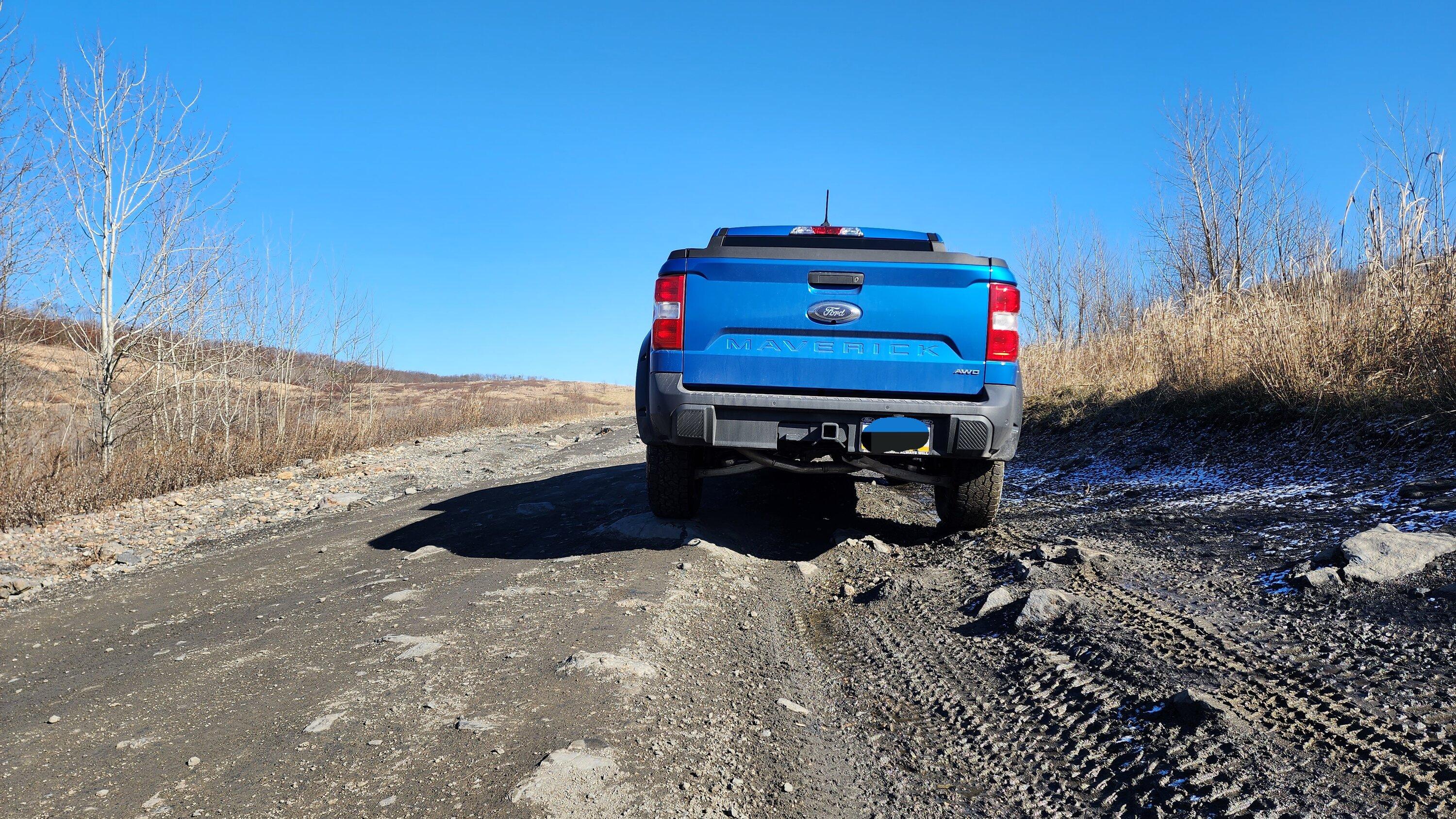 Ford Maverick Snow melted, so just enjoying the mud and rocks 😃 20230109_130556