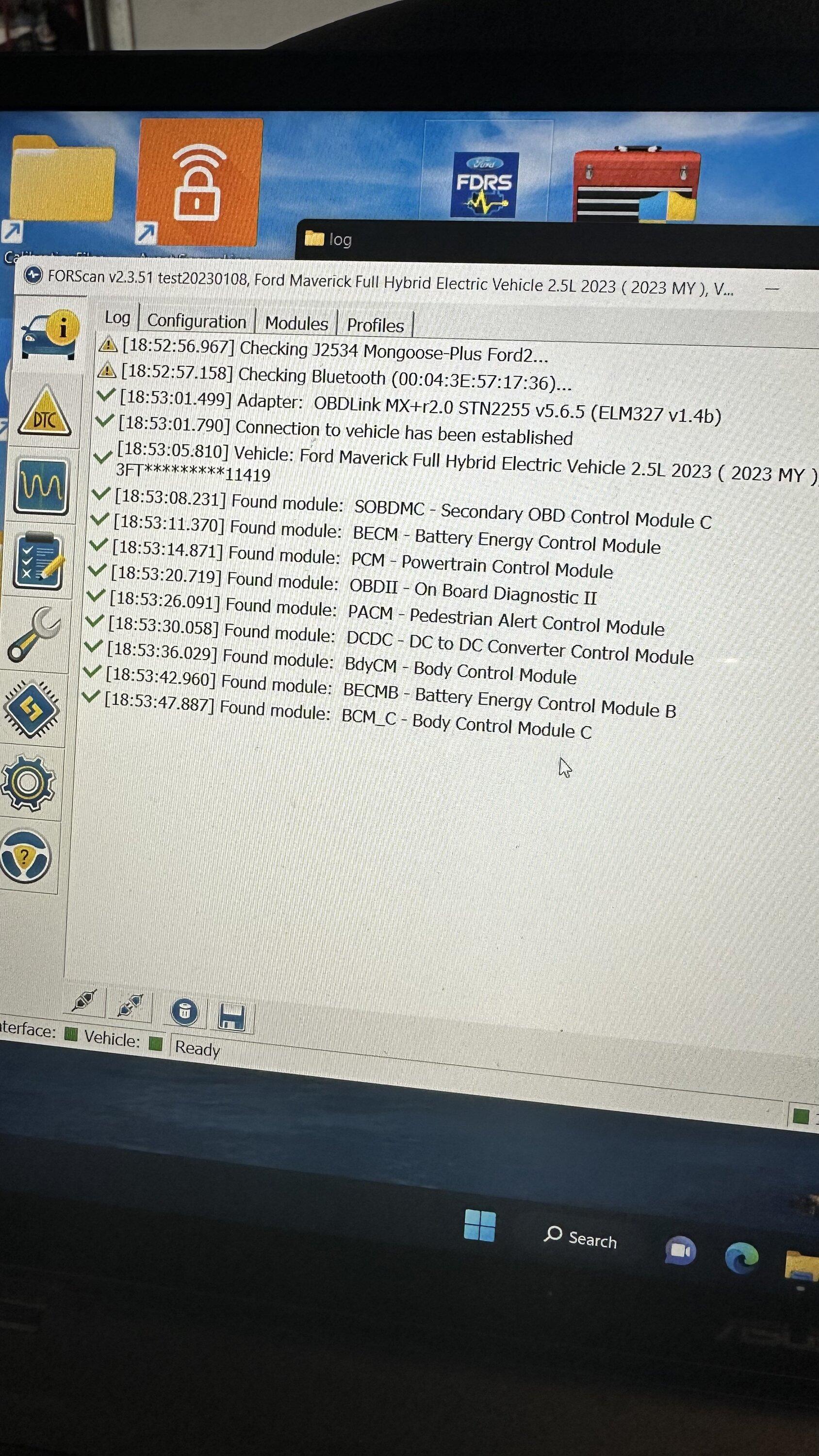 Ford Maverick Forscan "Unable to identify" Maverick Hybrid 0DB49A7A-9910-496B-9D44-6F3E23BDB448