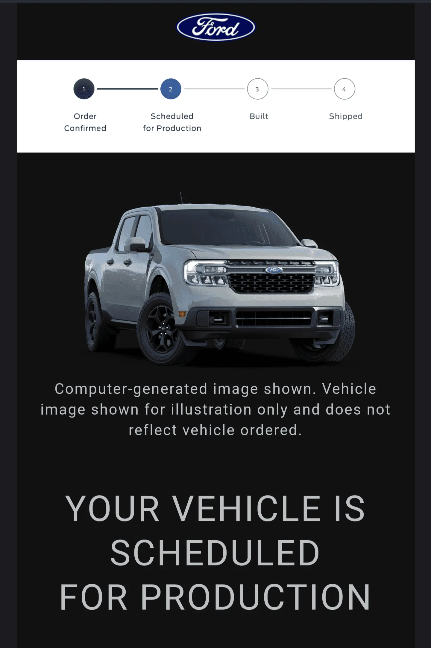 Ford Maverick 📬 1/12/23 Scheduling Email Received Group [EMAILS NOW ARRIVING] Screenshot_20230112-133210