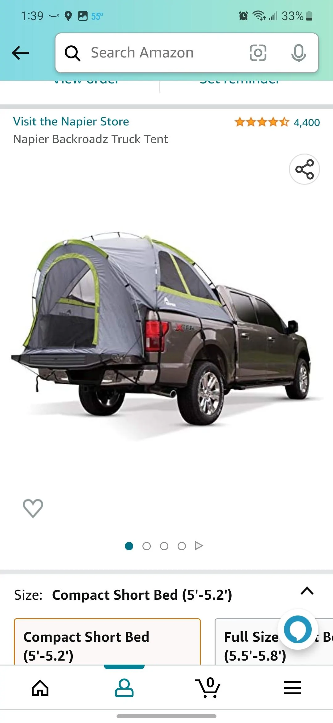 Ford Maverick Found a Truck Bed Tent that fits Maverick! Screenshot_20230113_133901_Amazon Shopping