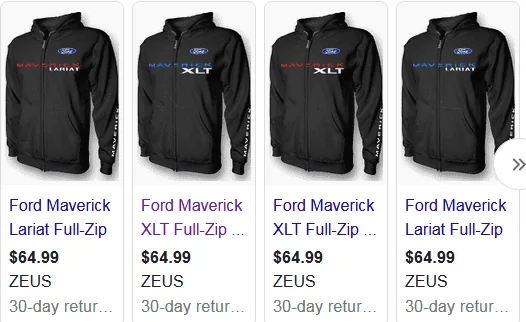 Ford Maverick Maverick jackets 1673646750238