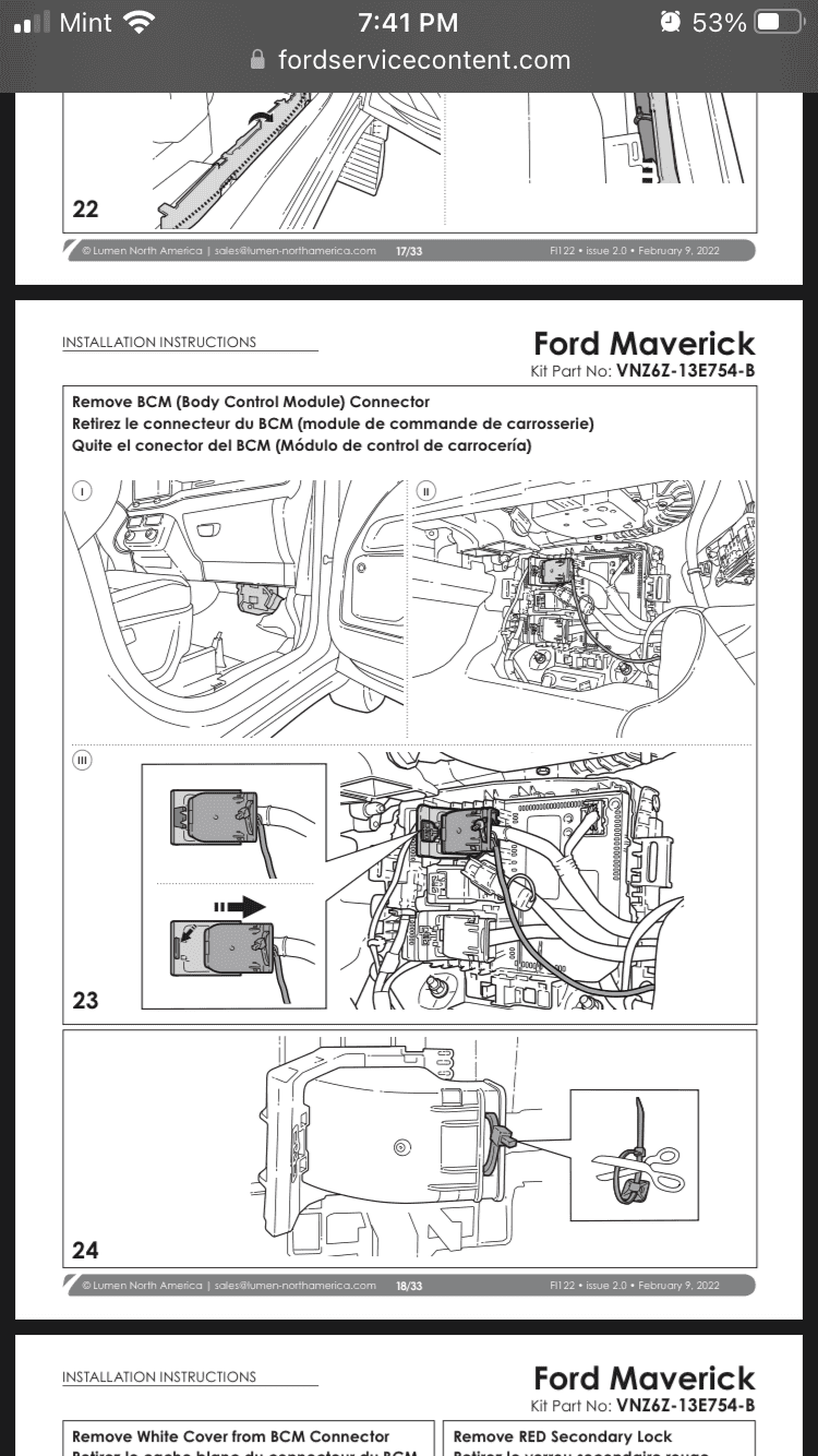 Ford Maverick Rear brake light / bed light - where to tap into its wiring 0AE480A2-44C2-4920-87B9-9C493BC430E1