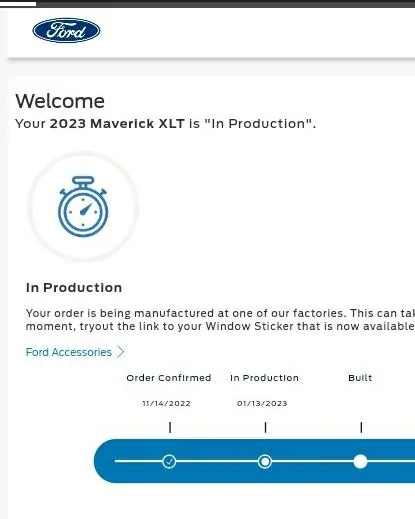 Ford Maverick 2022 VIN Rollovers to 2023 Scheduled to Production - anyone else? Screenshot_20230115-150453_Chrom