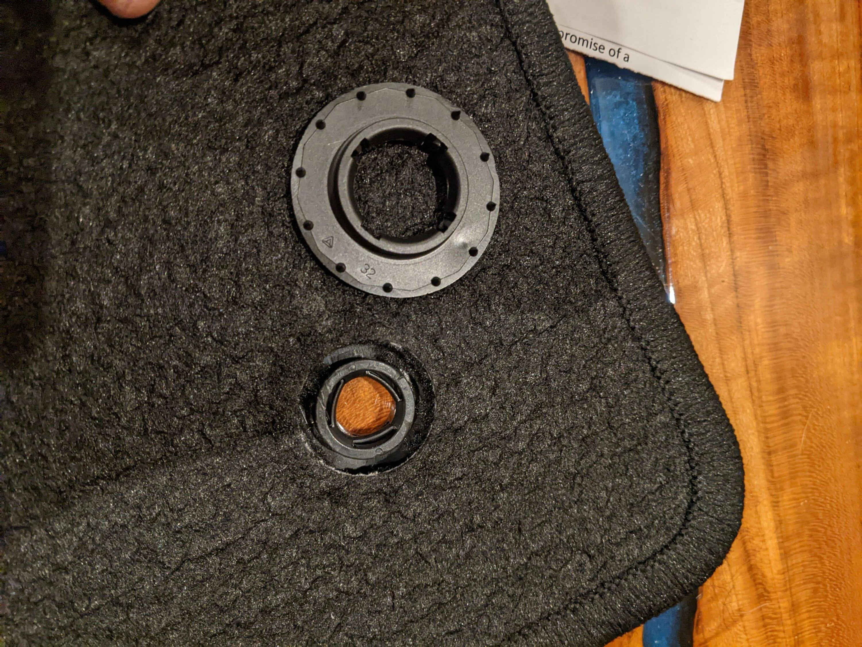 Ford Maverick Make your Amazon floor mats snap in like your stock mats! PXL_20230113_235226693