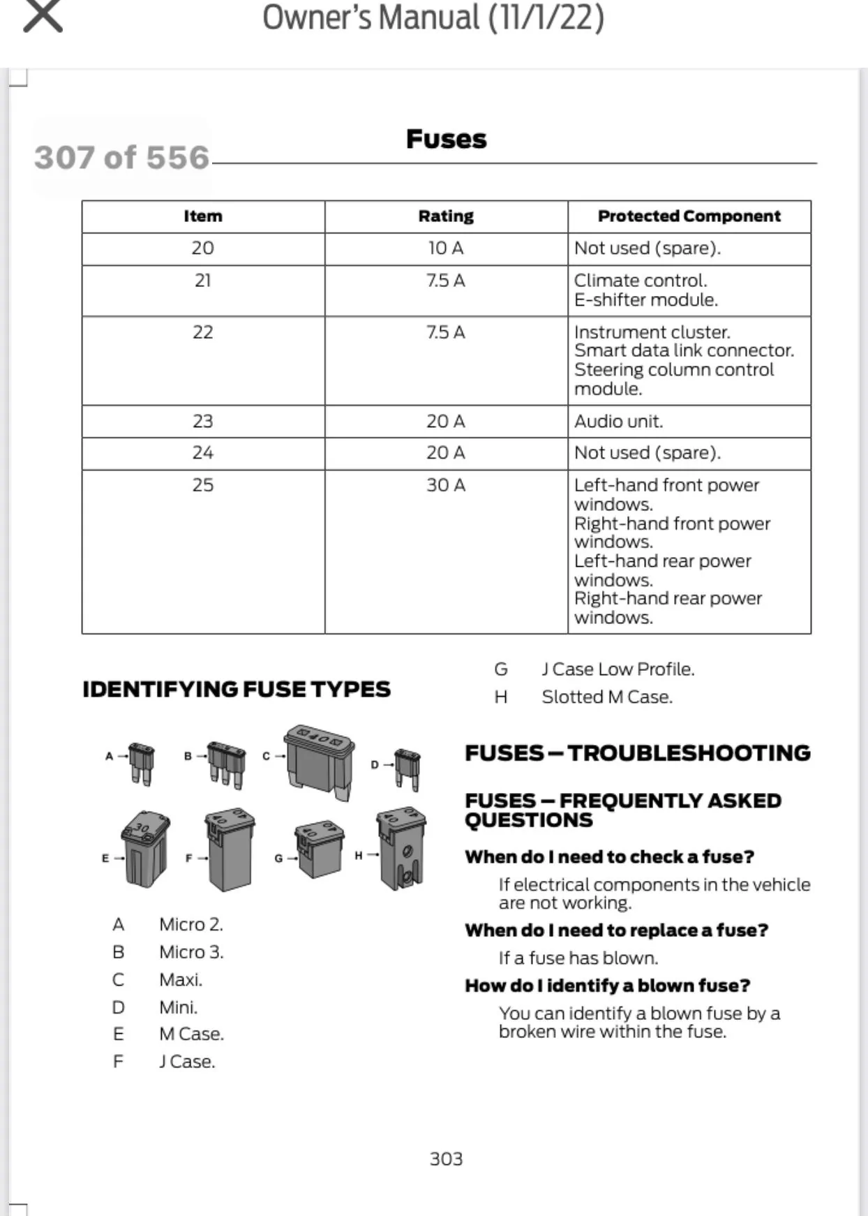 Ford Maverick Passenger Compartment Fuses 8F2AFC0A-A7A2-4B98-93FE-6C9356A76E6C