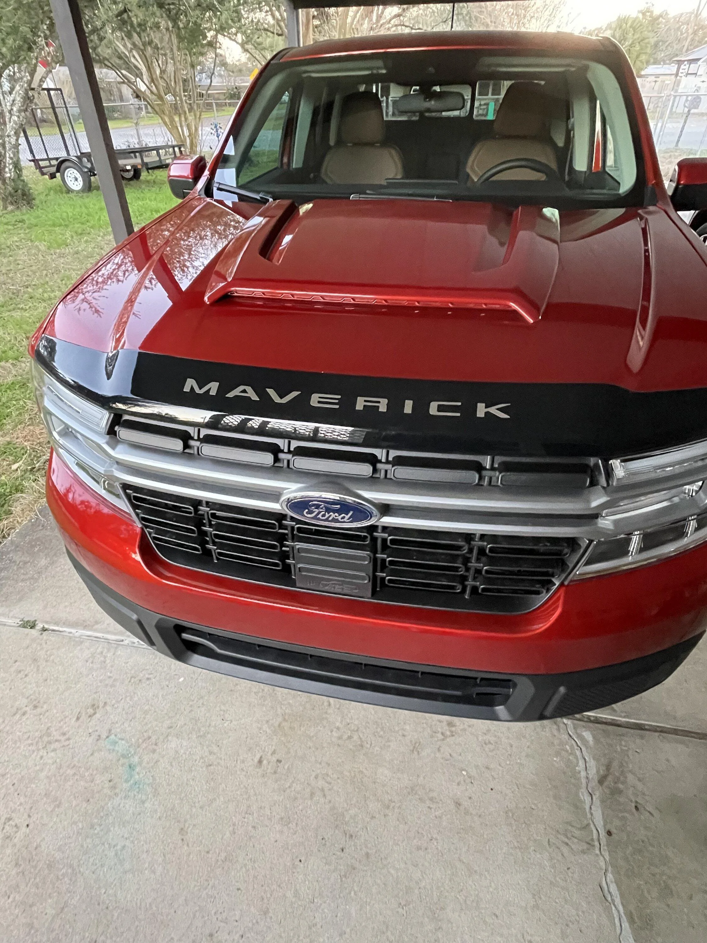 Ford Maverick Anyone install the Ford hood decal? 09C826FE-901B-4012-A6DB-3BAEA113E79C