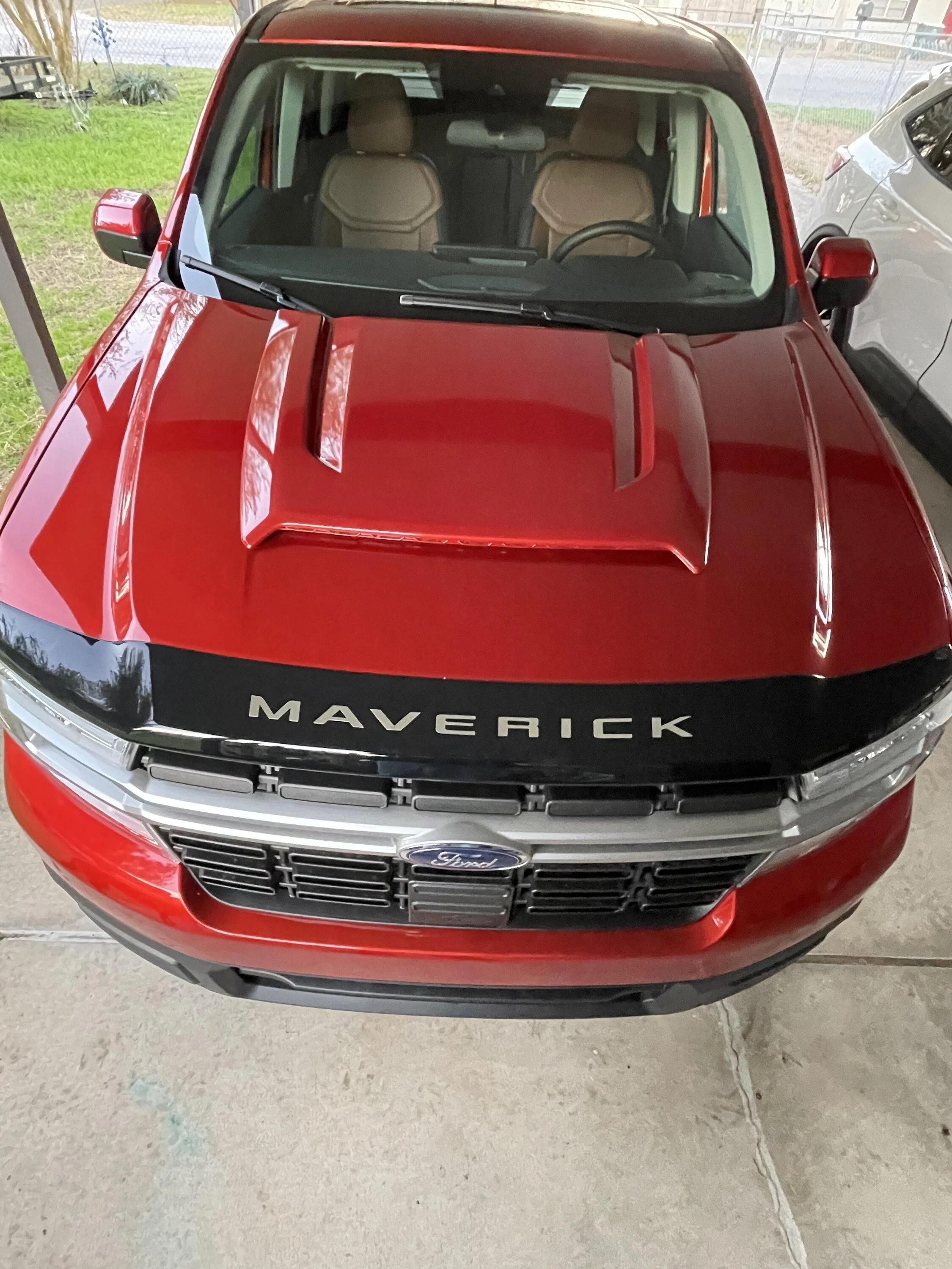 Ford Maverick Anyone install the Ford hood decal? 56A350A6-AD0A-44A5-89CB-162187F6E17D