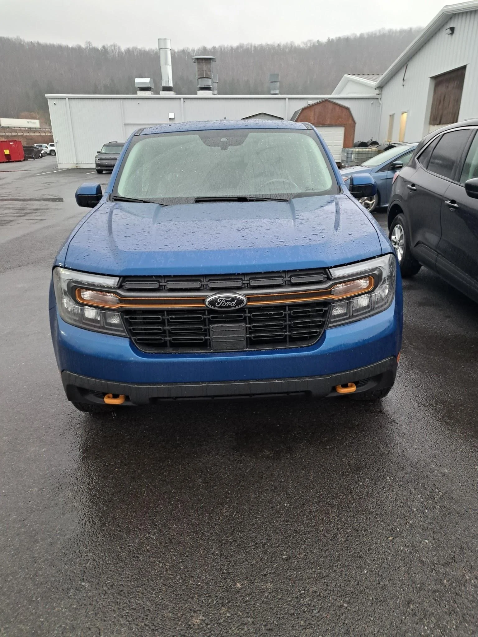 Ford Maverick Atlas Blue Tremor Maverick delivered in North Eastern PA imag
