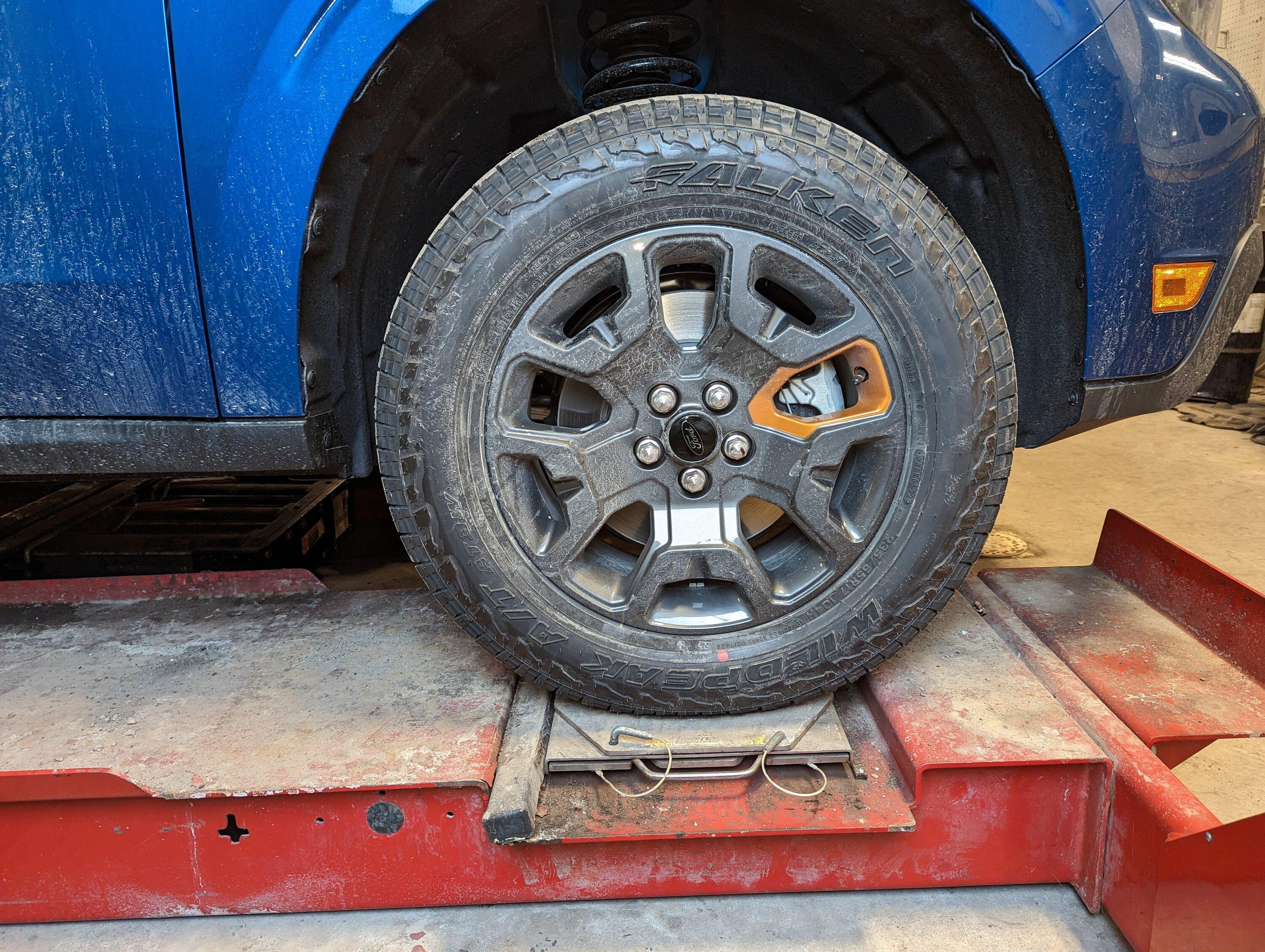 Ford Maverick Atlas Blue Tremor Maverick delivered in North Eastern PA PXL_20230117_175922235