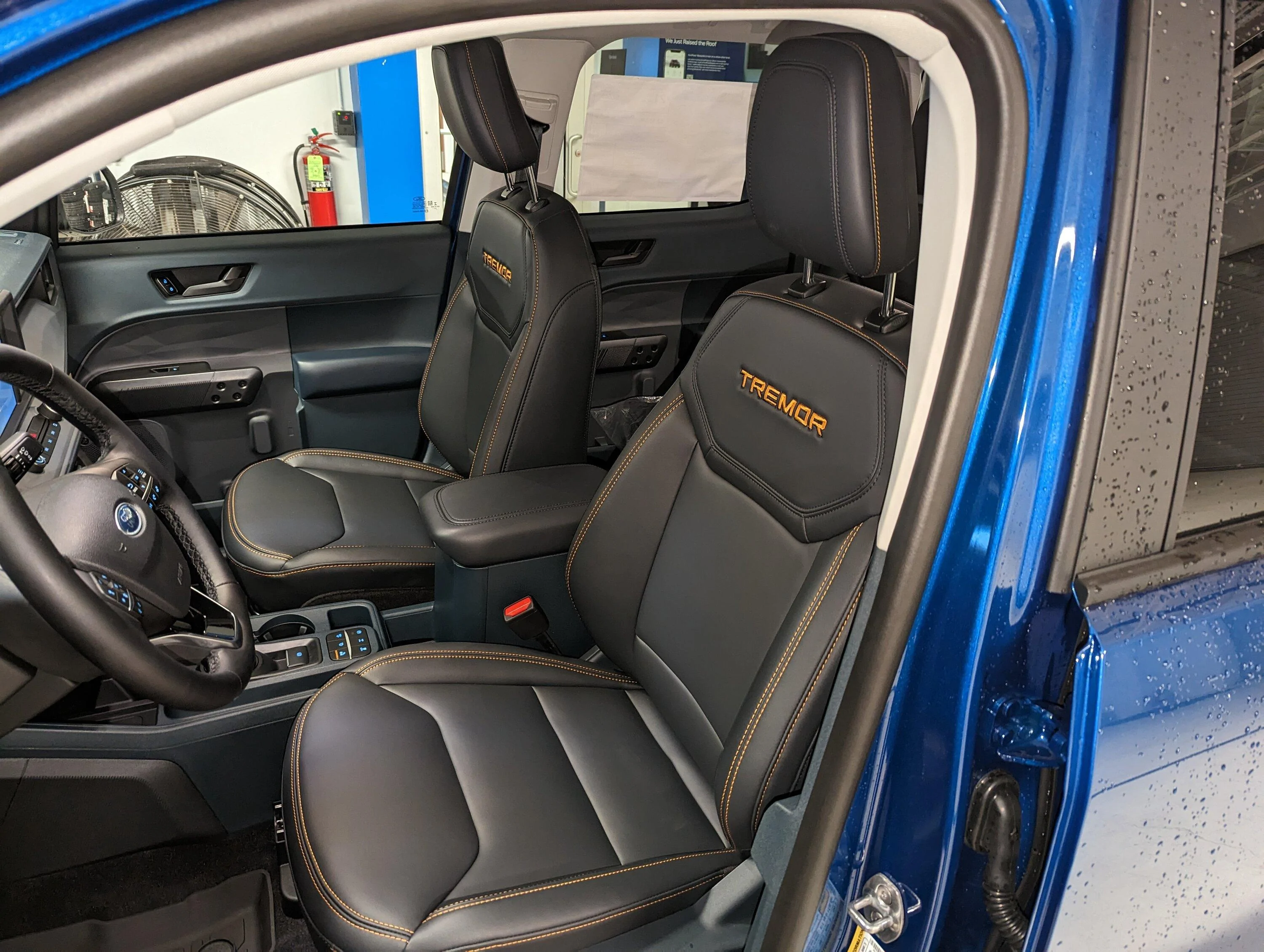 Ford Maverick Atlas Blue Tremor Maverick delivered in North Eastern PA PXL_20230113_005927474