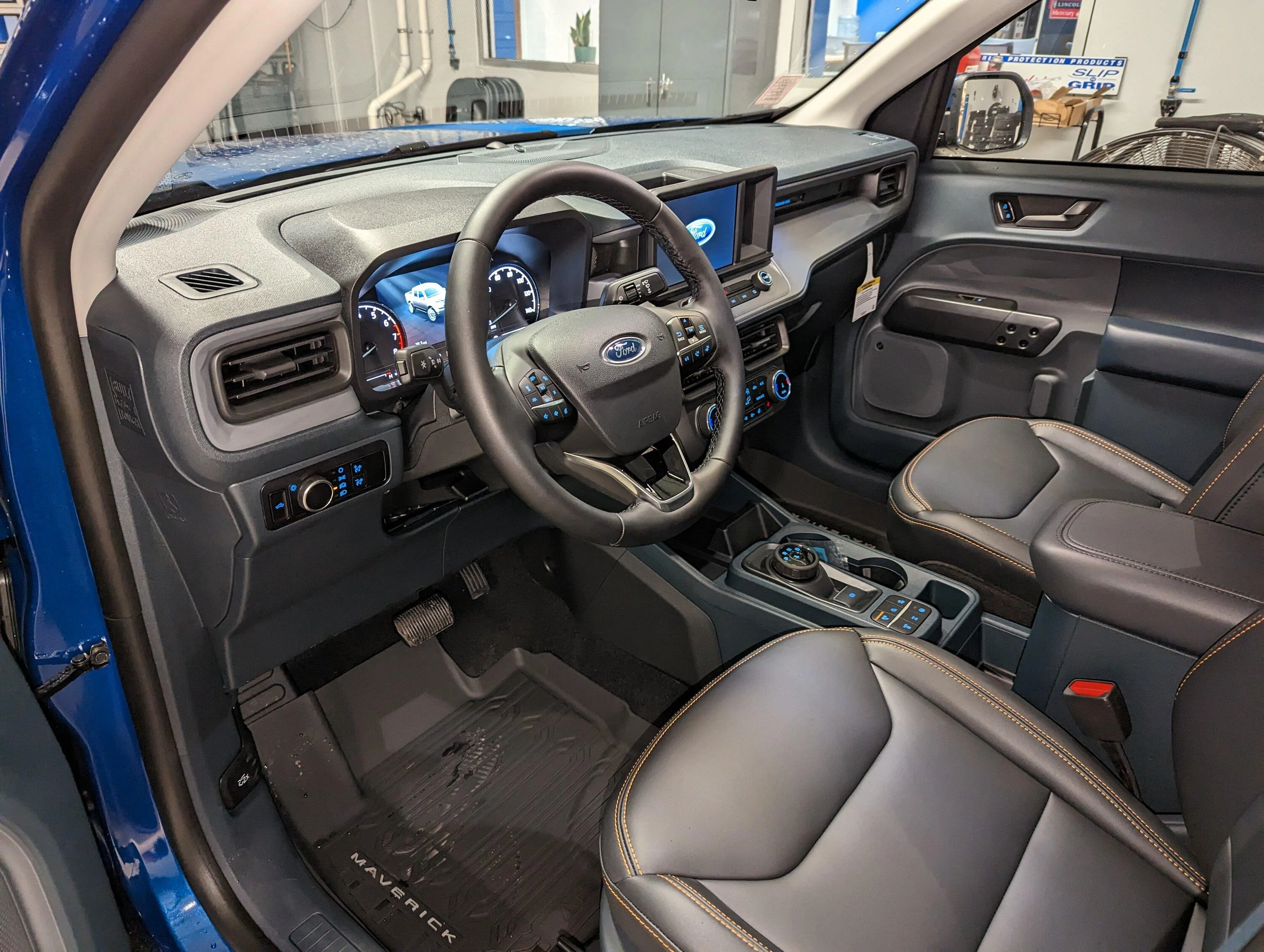 Ford Maverick Atlas Blue Tremor Maverick delivered in North Eastern PA PXL_20230113_005935892