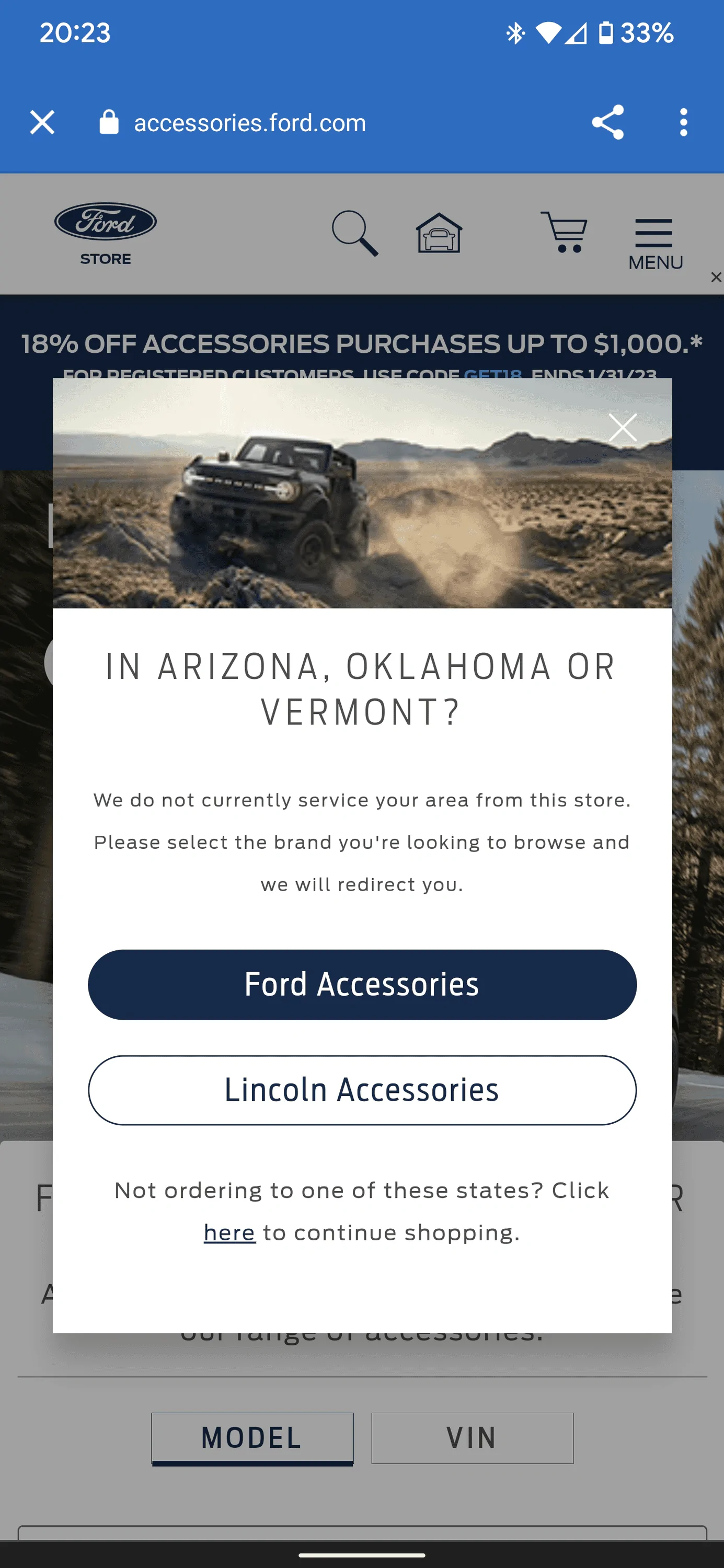 Ford Maverick FordPass Points can NOW be redeemed online (starting today February 8, 2023) Screenshot_20230117-202318