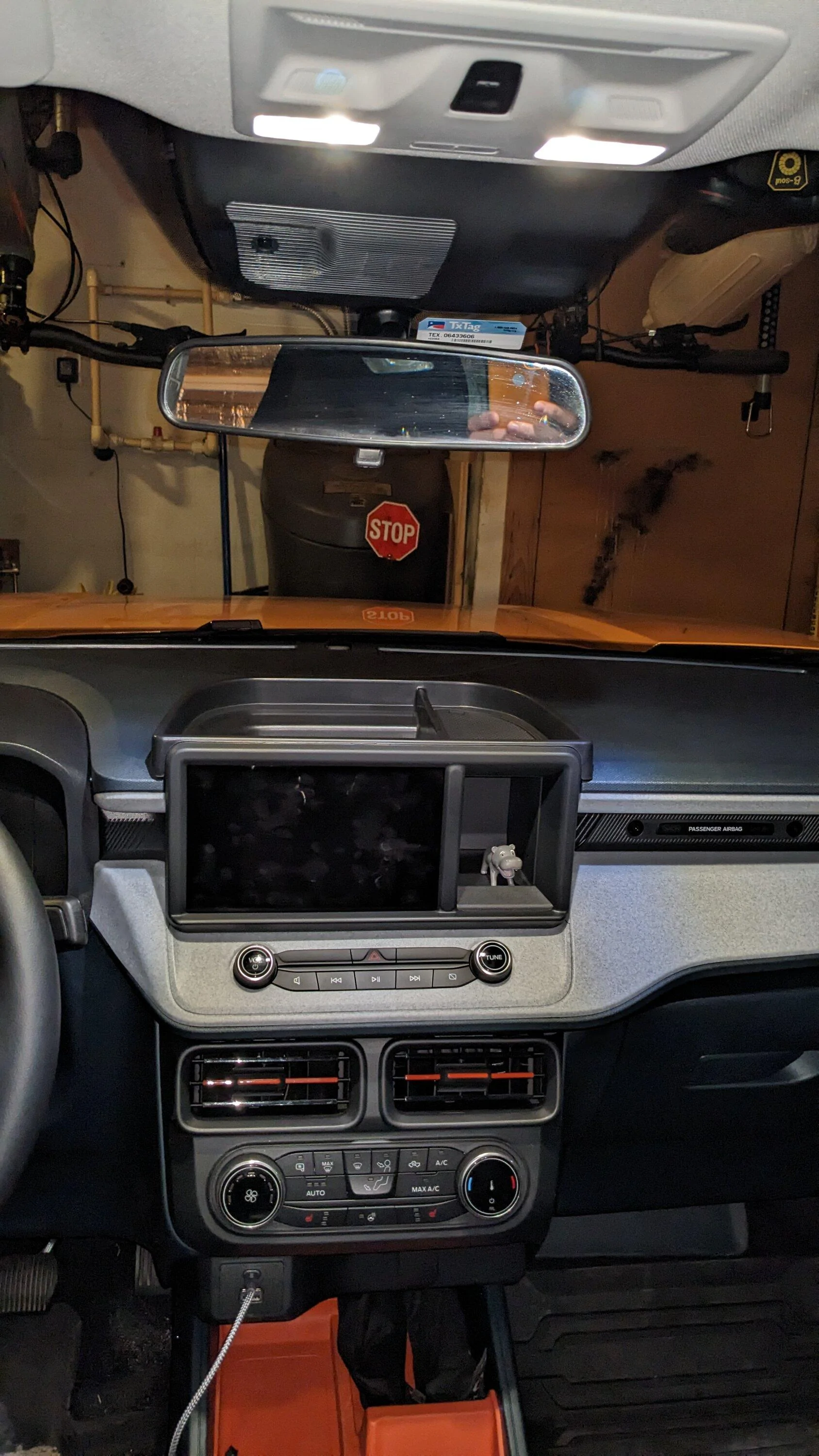 Ford Maverick Muslogy Center Console Dash Tray Dashboard Storage installed PXL_20230118_054324100