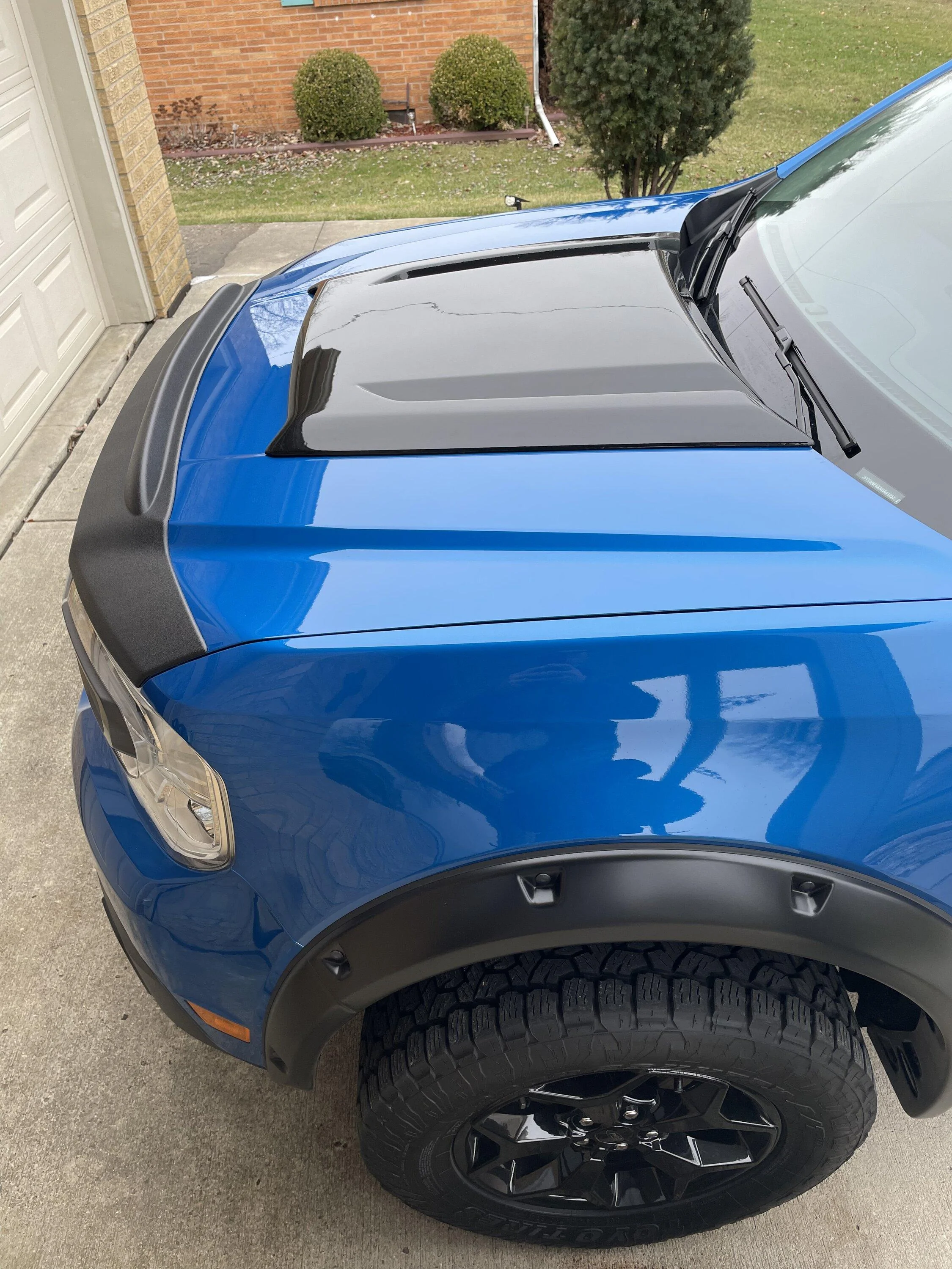 Ford Maverick Cleared Coated my Hood Scoop 5CA6ECF9-4402-41E7-9918-5B26CBEF9D45