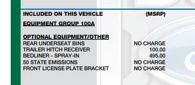 Ford Maverick Bed Package Discount being added to rollover orders?! Windo