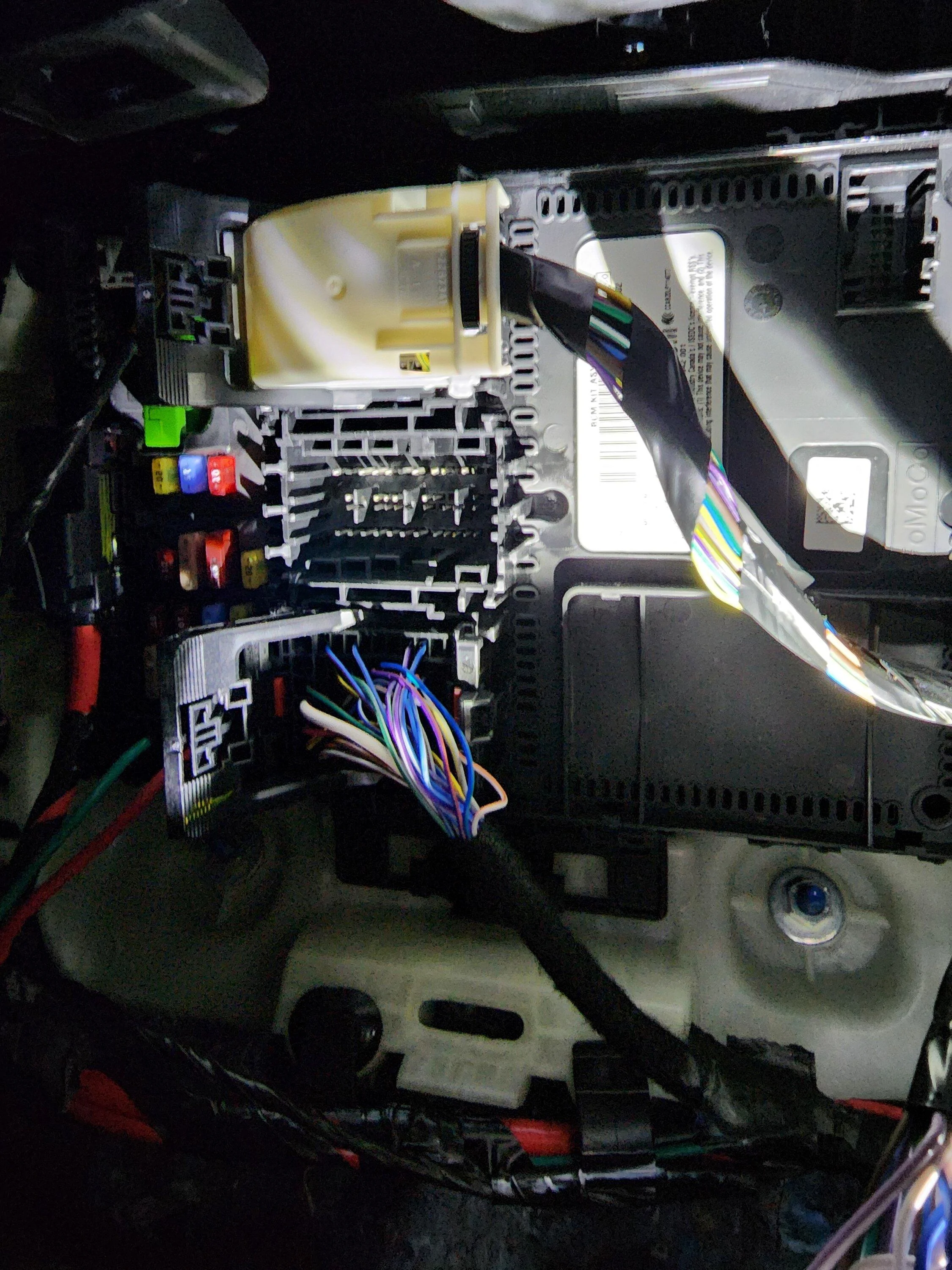 Ford Maverick F-150 Fog Lamp Switch and Wire Harness Installed in Maverick - DIY 20230102_094441
