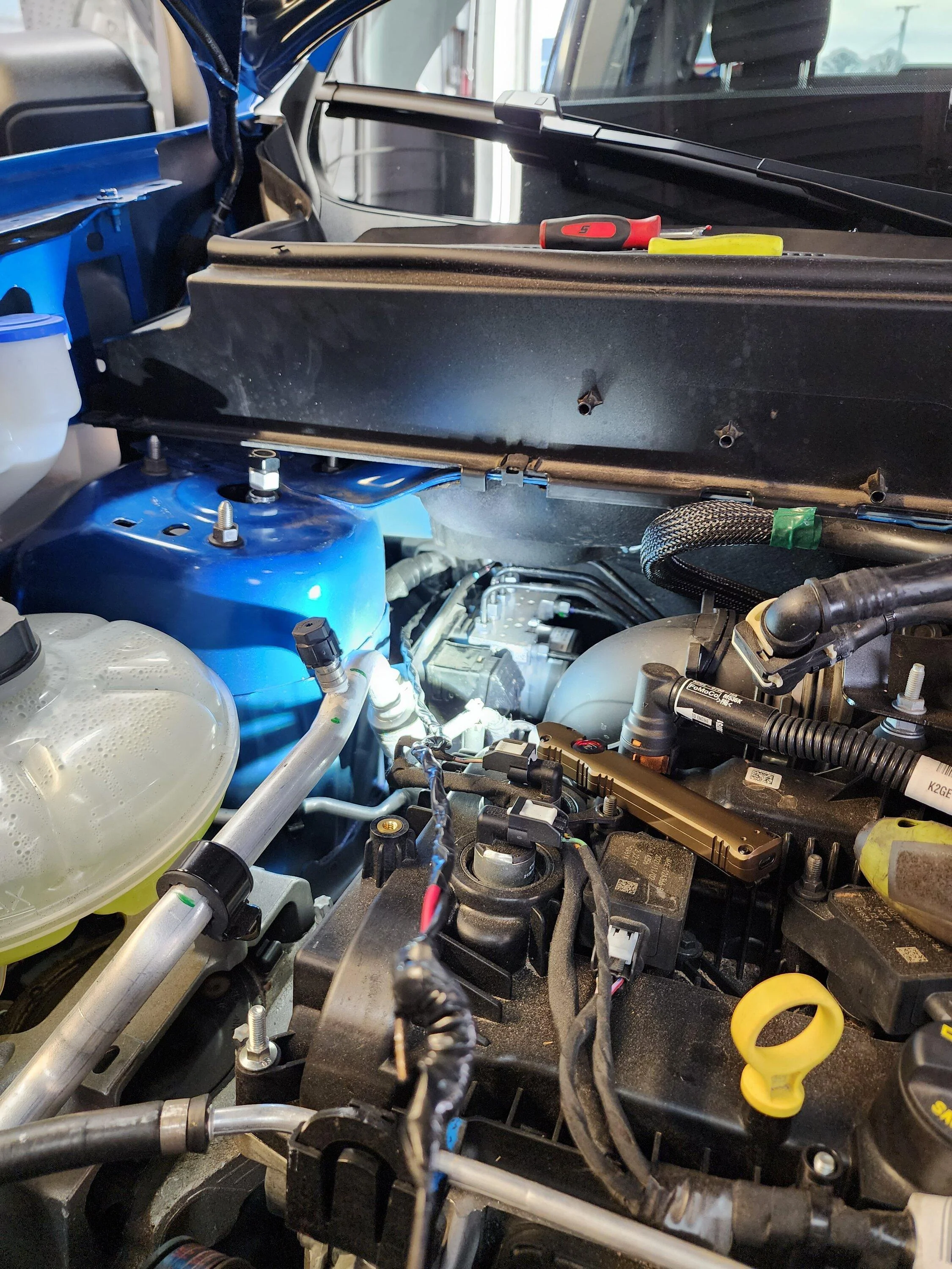 Ford Maverick F-150 Fog Lamp Switch and Wire Harness Installed in Maverick - DIY 20230102_153226