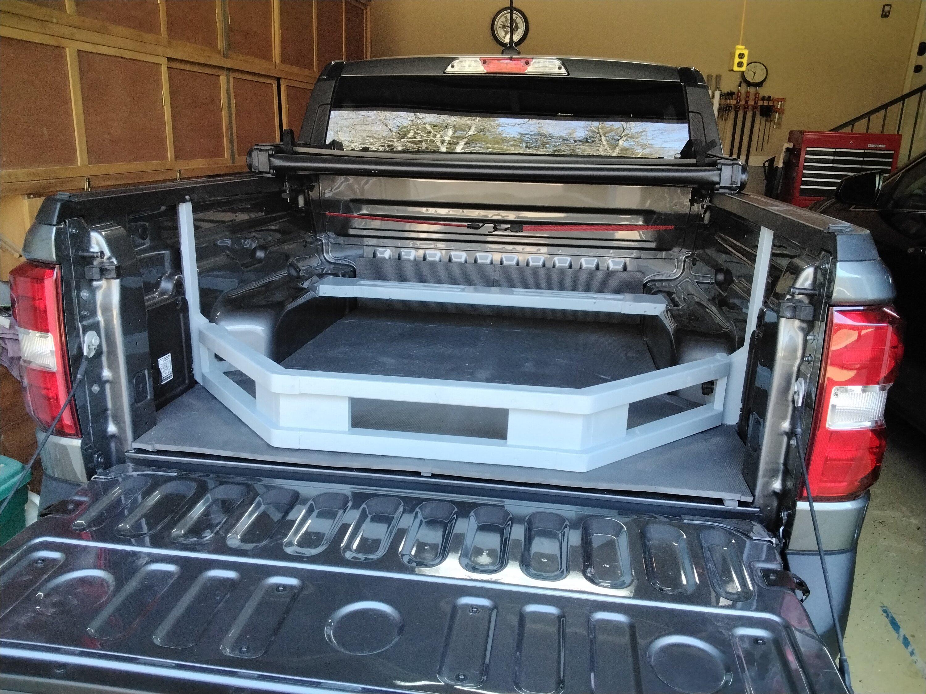 Ford Maverick Bed mat and backflip midgate on a budget - my custom DIY solution 🪚 20230120_142722