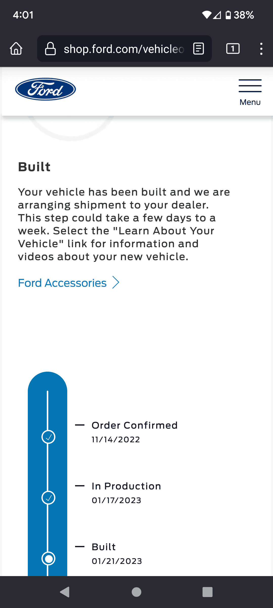 Ford Maverick October Hybrid Orders United Screenshot_20230122-160129