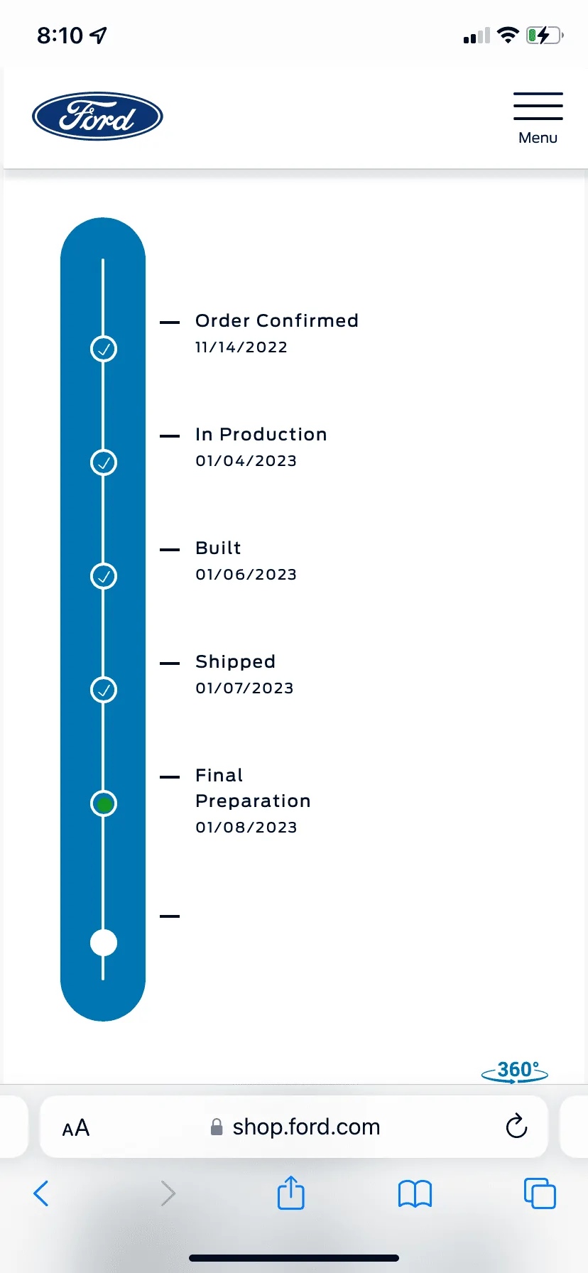 Ford Maverick Stuck "In production" for 2 weeks and 6 days CF488C0A-44C7-4B11-ACEE-92CC1B8B481D