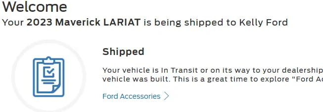 Ford Maverick Ford has really gotten fast in its production process 🤣 1674572939911