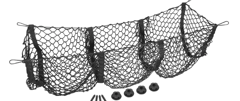 Ford Maverick Installed Truck Bed Cargo Net by Muslogy Captur