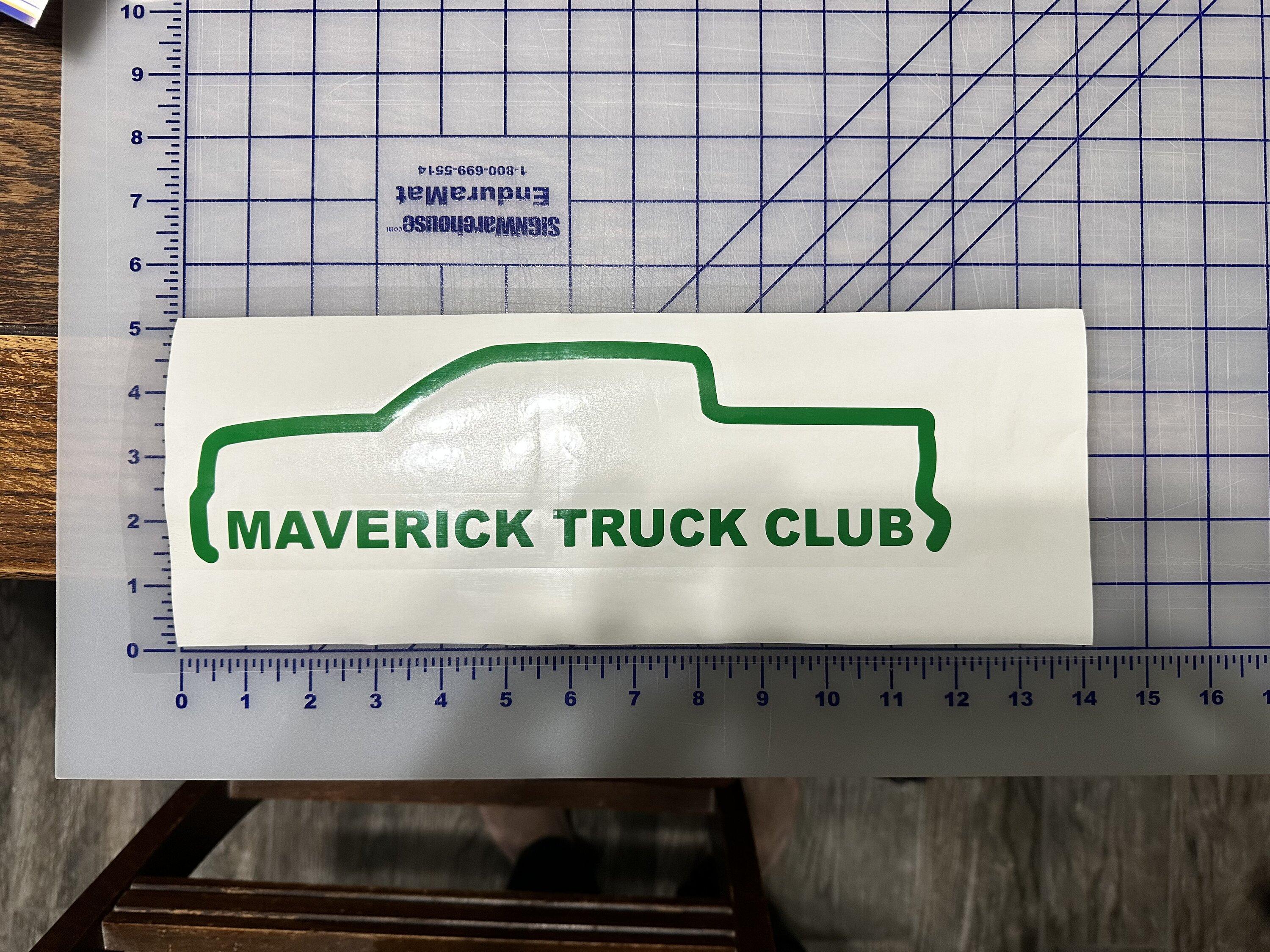 Ford Maverick Maverick Truck Club Sticker? IMG_0371.JPG