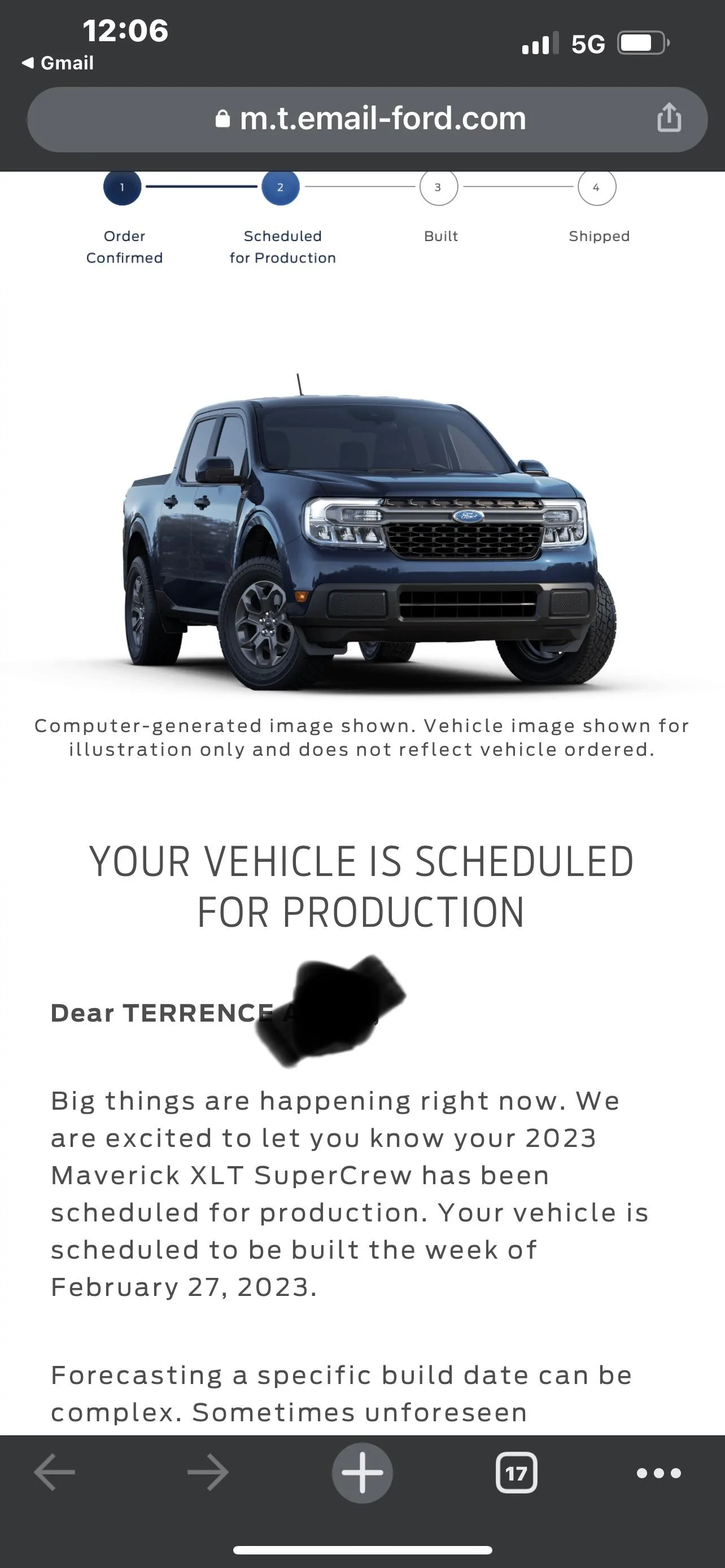 Ford Maverick 📬 1/26/23 Scheduling Email Received Group [EMAILS NOW ARRIVING!] C5B6916C-6BAA-451E-8E88-A84CF96F8417