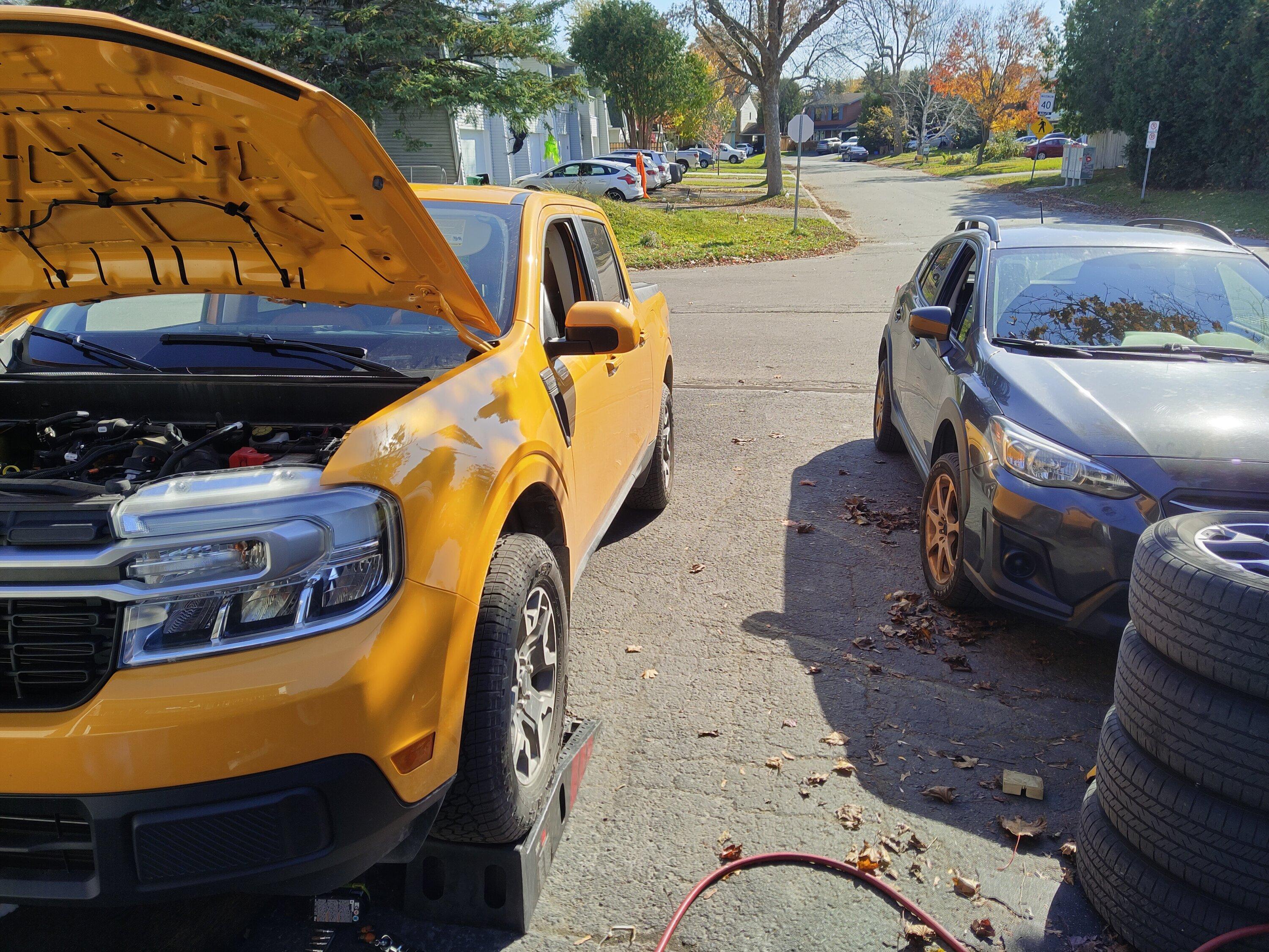 Ford Maverick Ford Maverick XLT Ecoboost 2.0 vs. Subaru Crosstrek Sport 2.5 Back to Back Comparison (With Pictures) IMG_20221022_123919