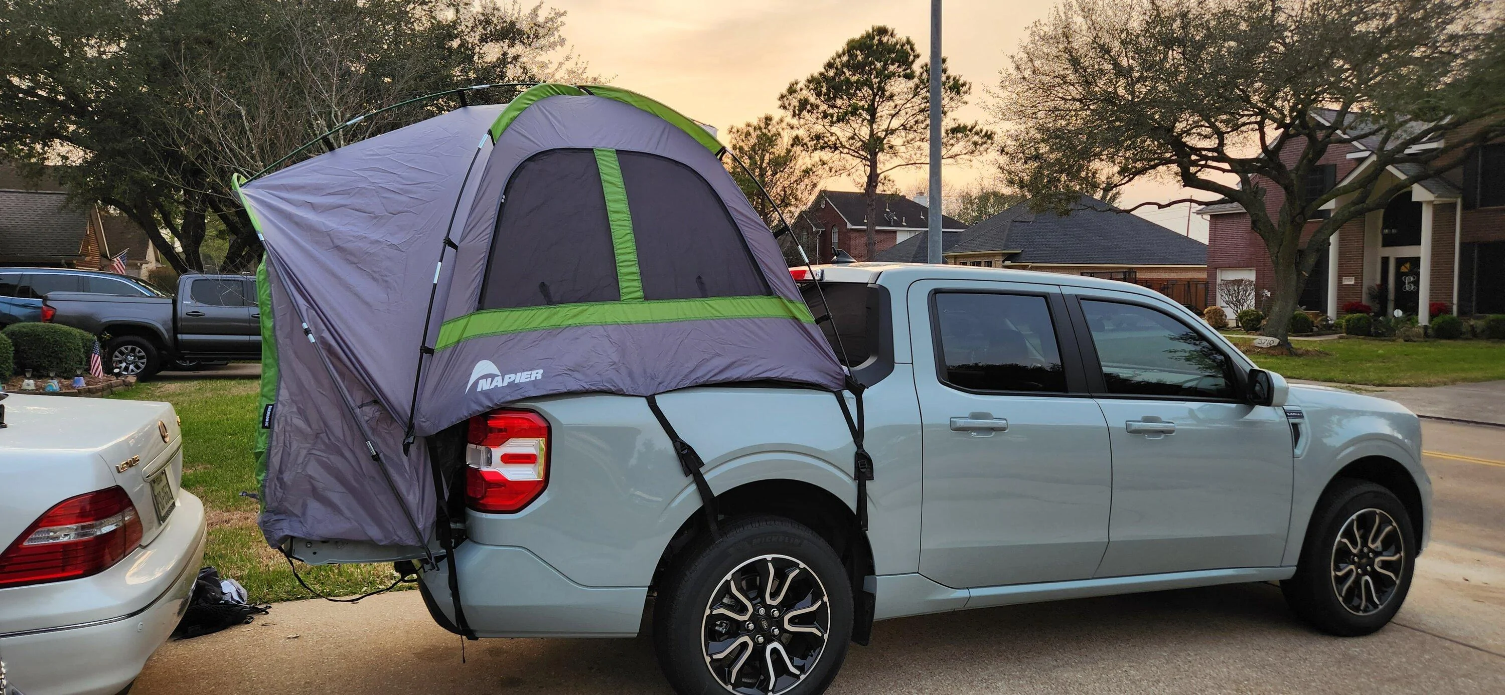 Ford Maverick Found a Truck Bed Tent that fits Maverick! 20230116_173225