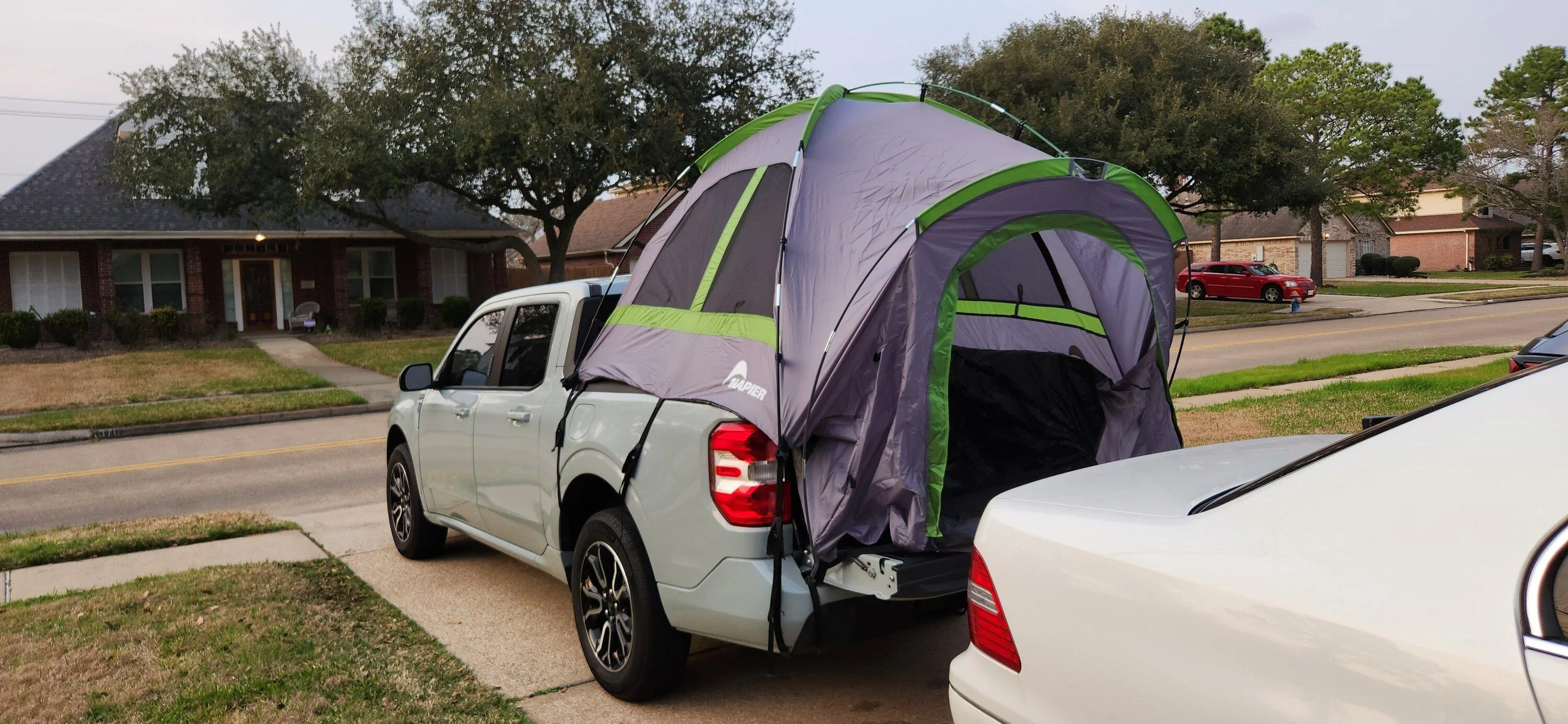 Ford Maverick Found a Truck Bed Tent that fits Maverick! 20230116_173235