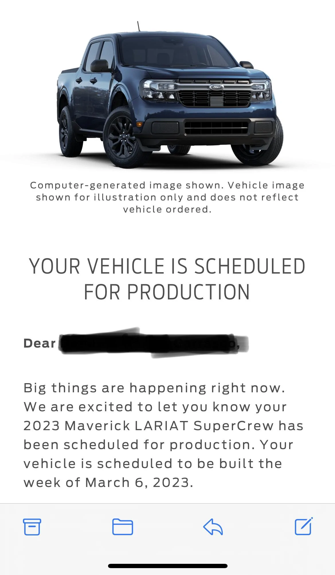 Ford Maverick 📬 1/26/23 Scheduling Email Received Group [EMAILS NOW ARRIVING!] B5180BE2-83BA-46A5-9907-3CE166F81060