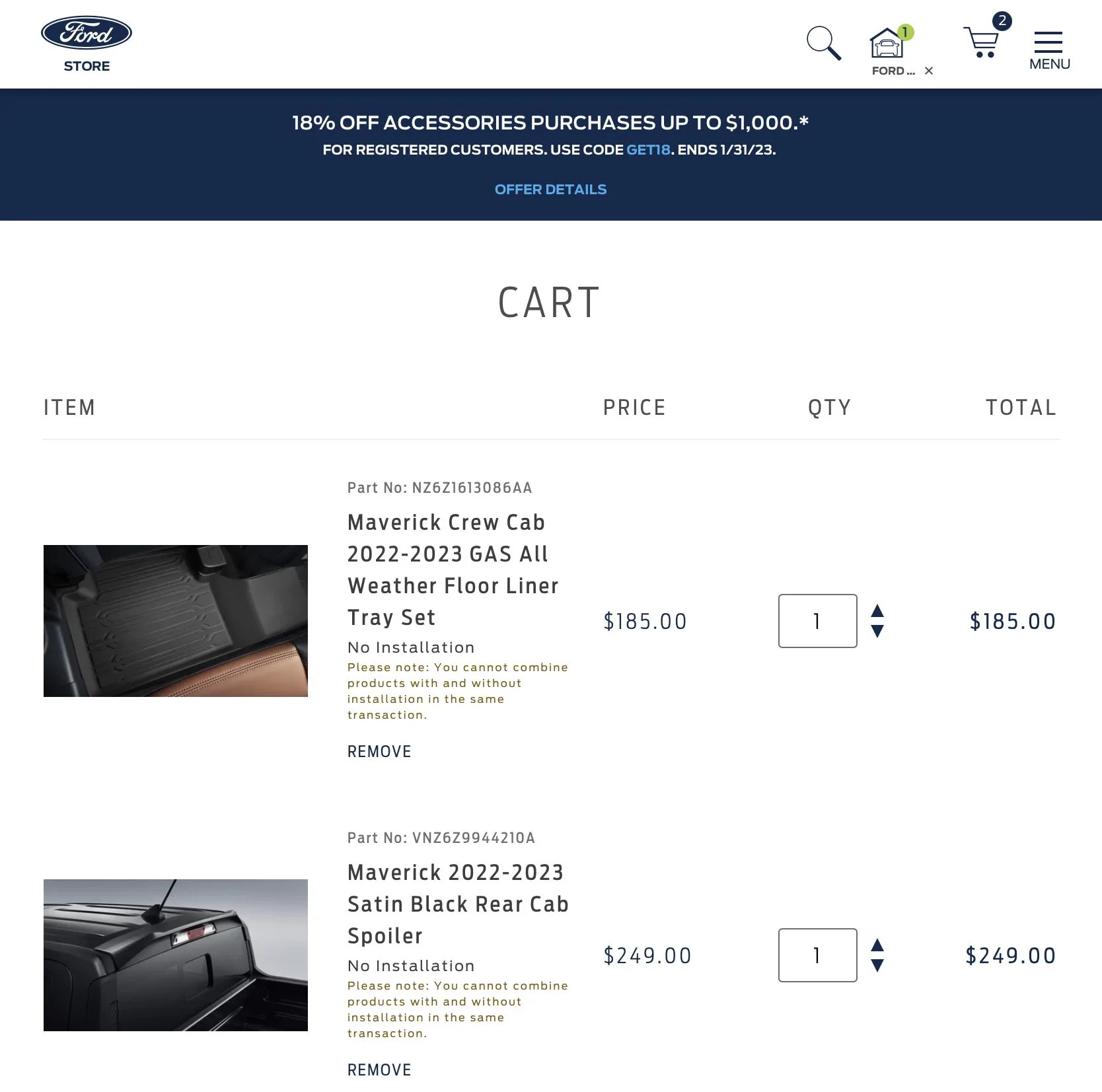 Ford Maverick FordPass Points can NOW be redeemed online (starting today February 8, 2023) 06A9CD37-6B90-4306-B1A2-EBA0AE7C1A7E