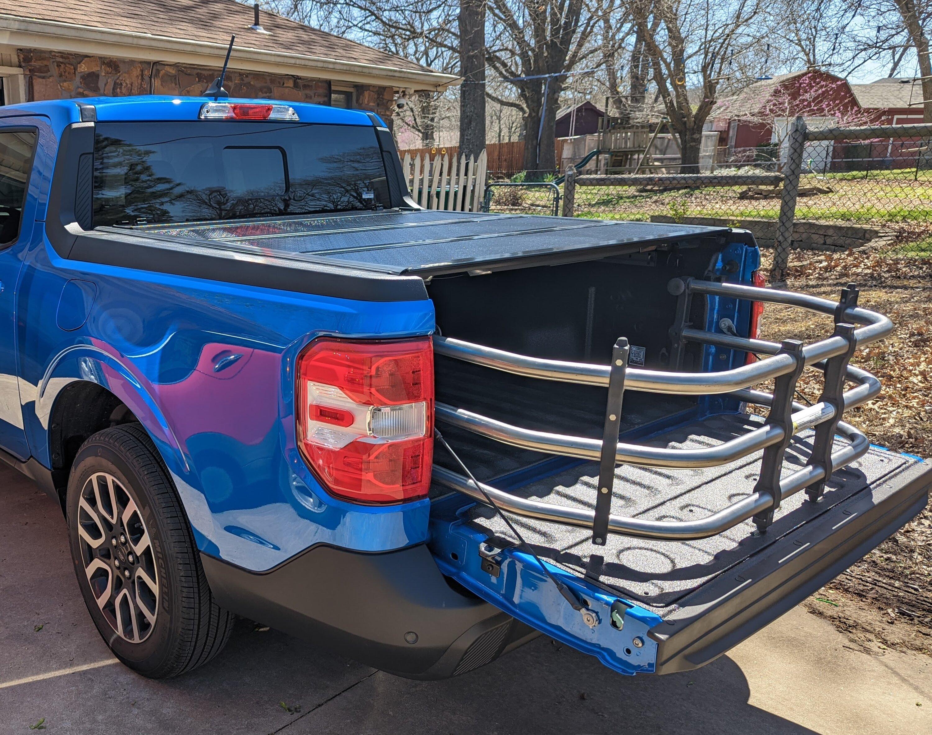 Ford Maverick Any Bed Extender that works with tonneau cover installed? PXL_20220406_190733929